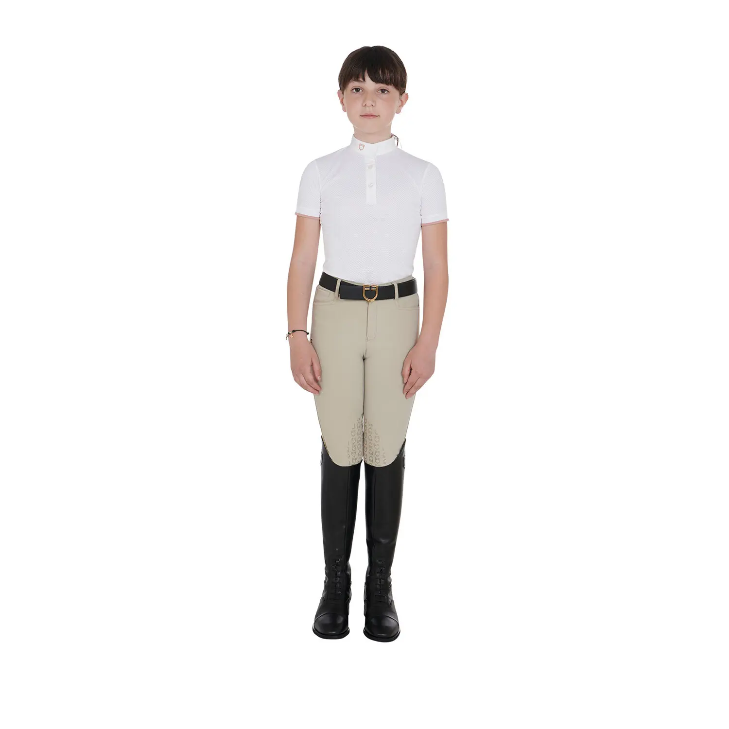 Children's breathable competition riding polo Equestro