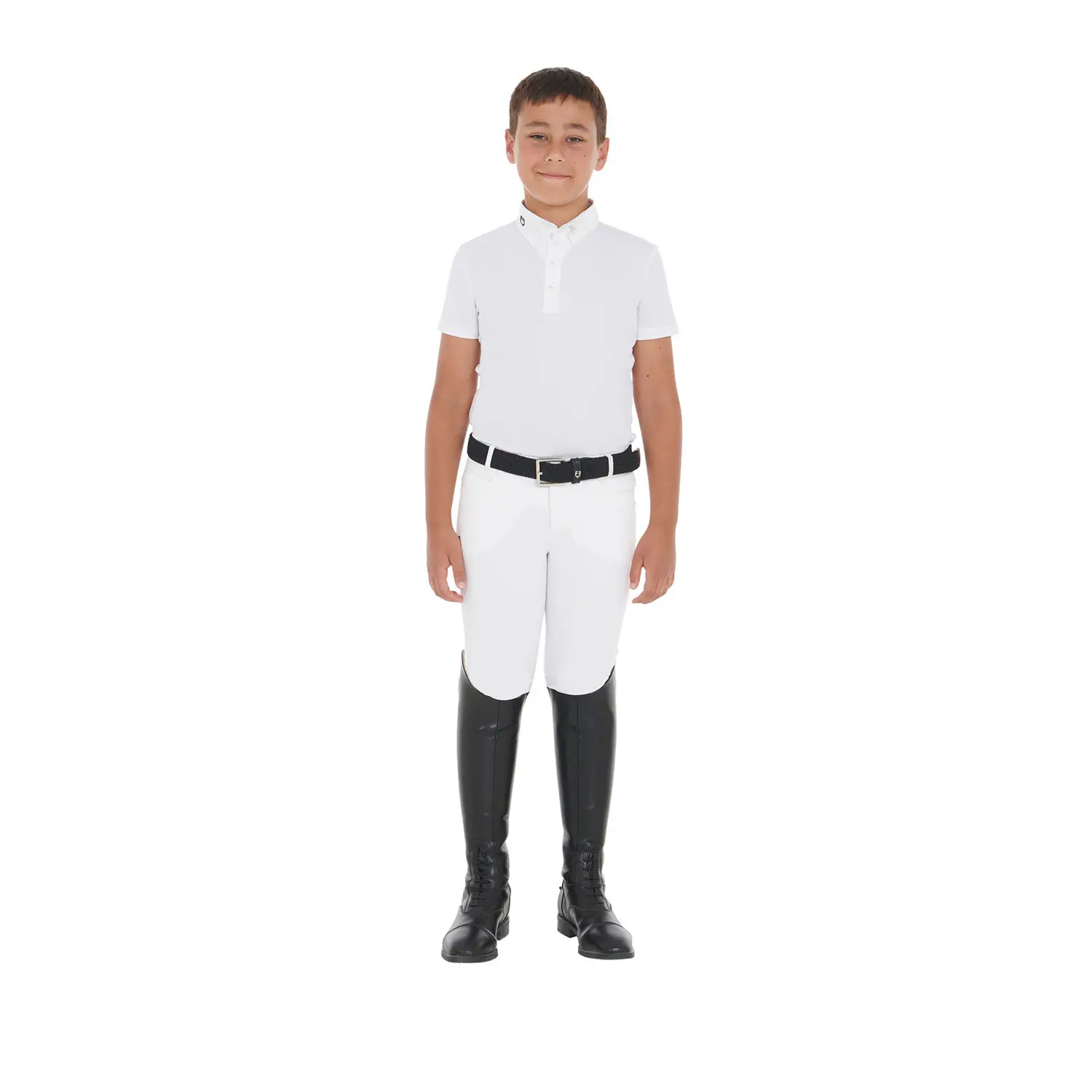 Children's long-sleeve competition riding polo Equestro