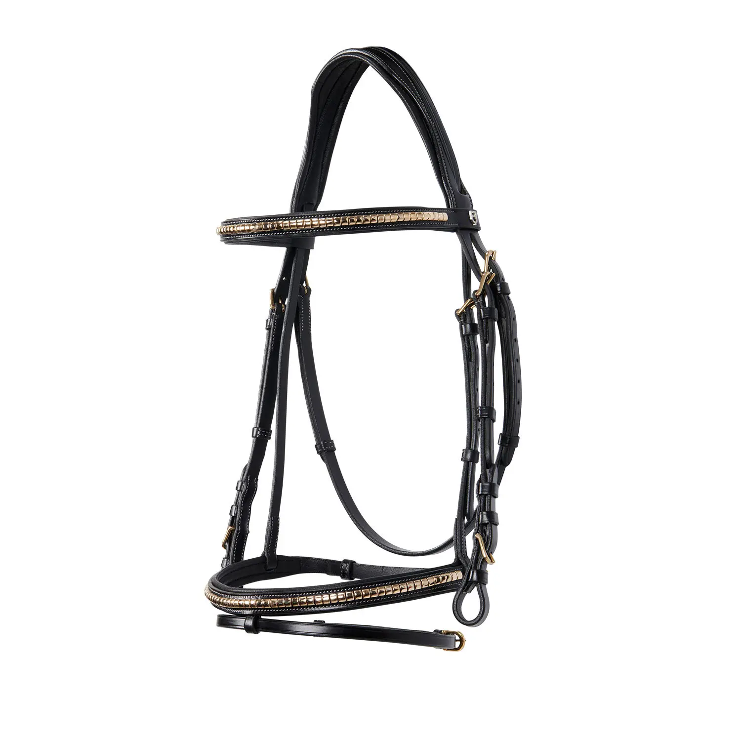 Sottosella anatomico per cavallo inglese in cuoio clincher Equestro