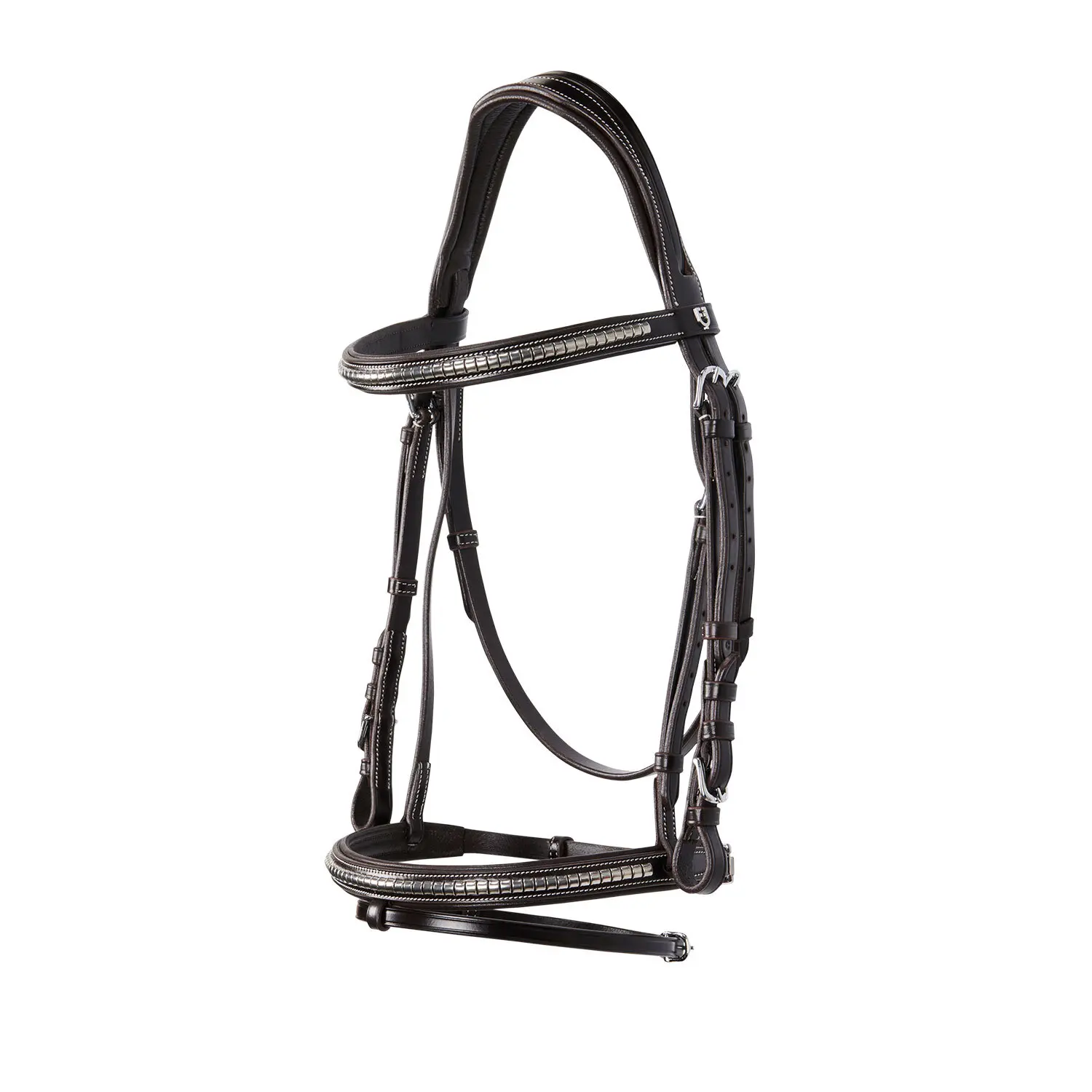 Bridons équitation pour cheval anglaise en cuir Equestro NP