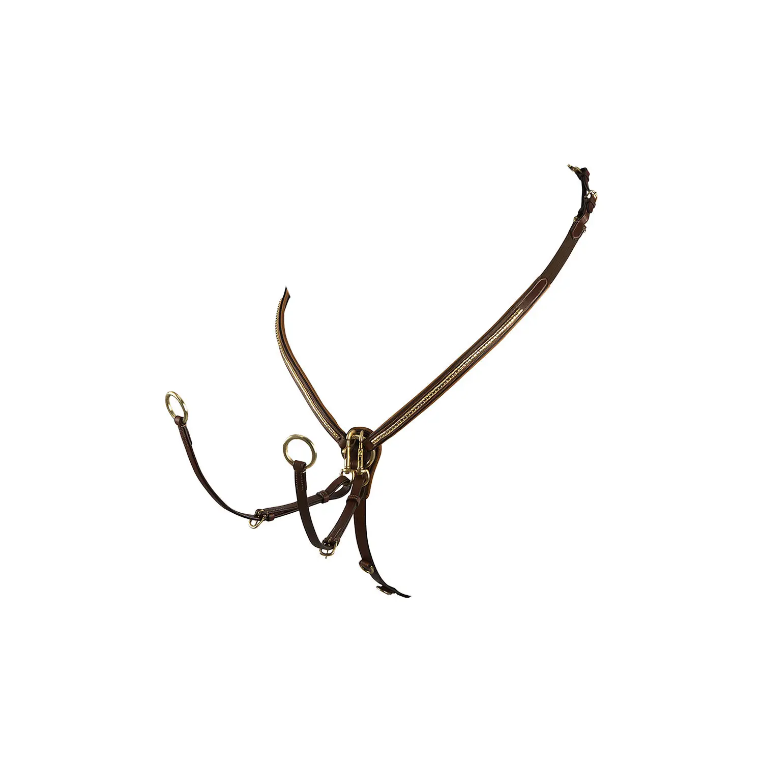 Tanned leather hunting collar Equestro