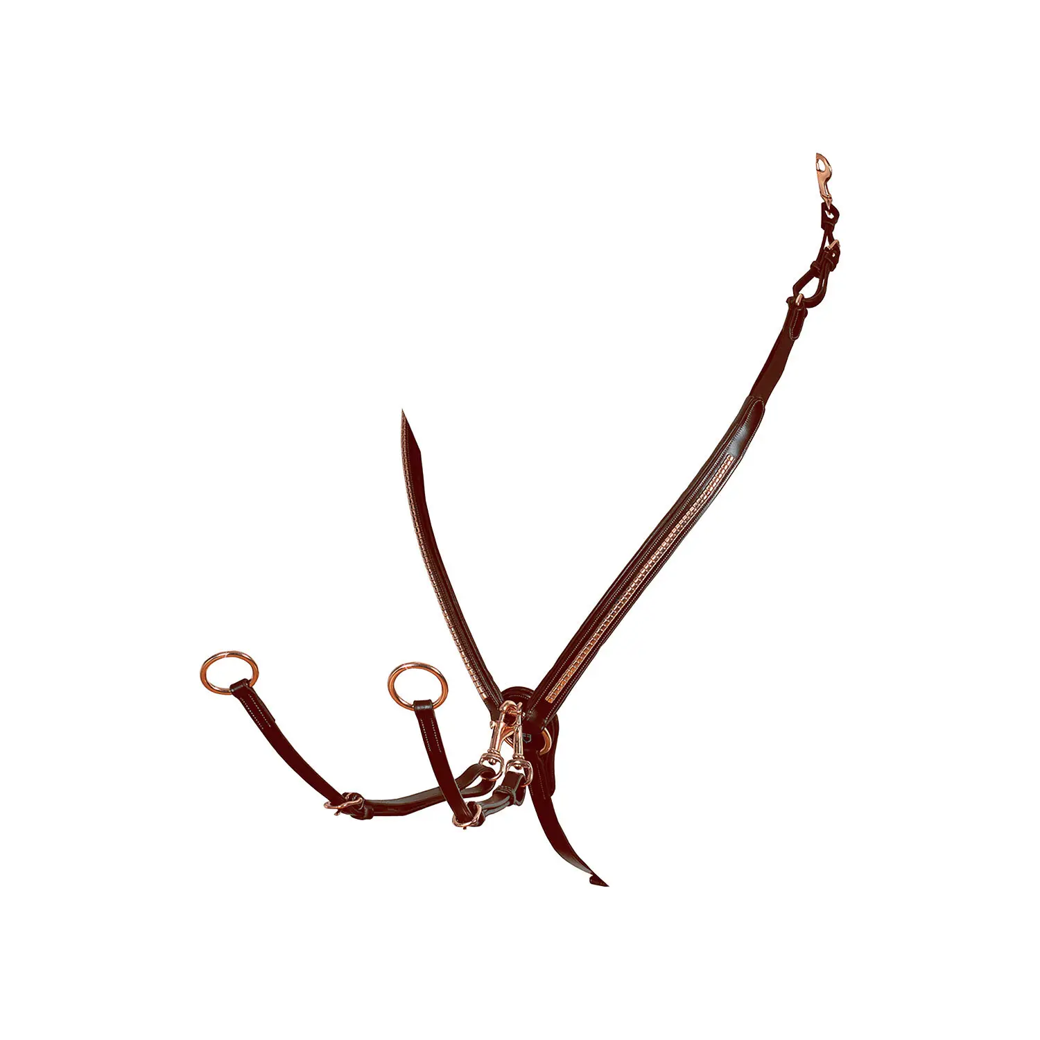 Tanned leather hunting collar Equestro