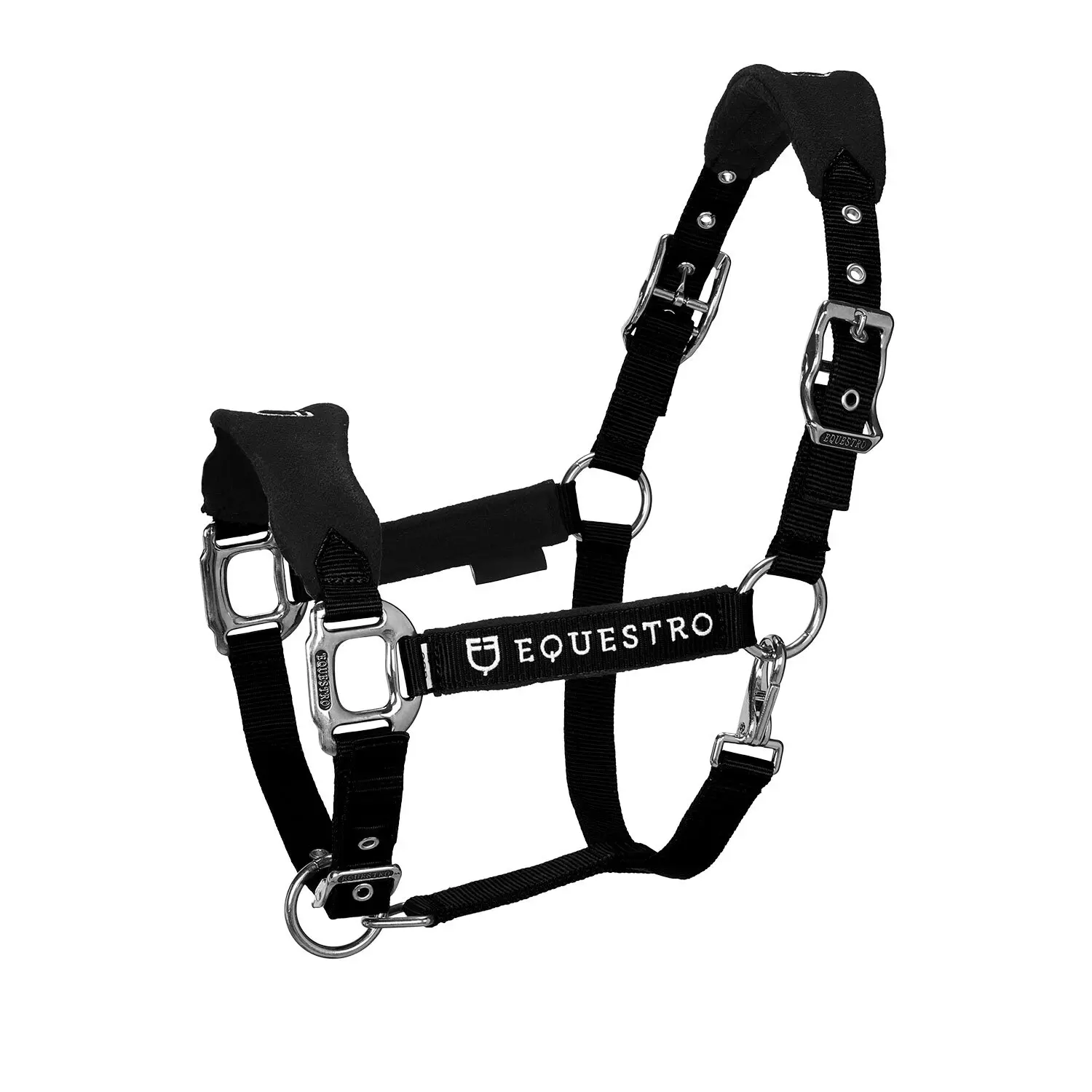 Nylon halter and lead rope set for horse Equestro