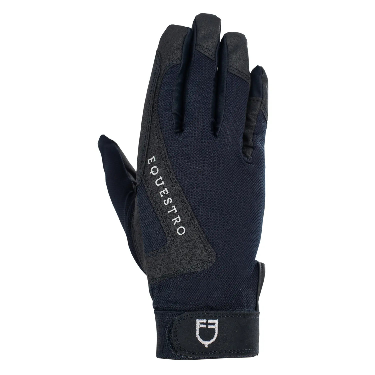 Equestro Damen Blau Technische Reithandschuhe Für
