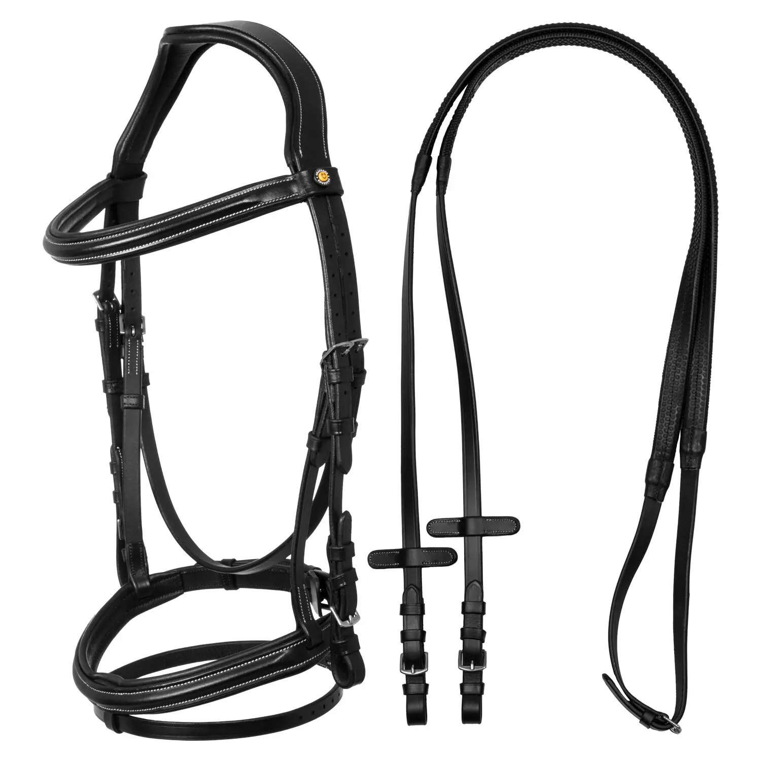 Raised and padded anatomical saddle pad Equestro
