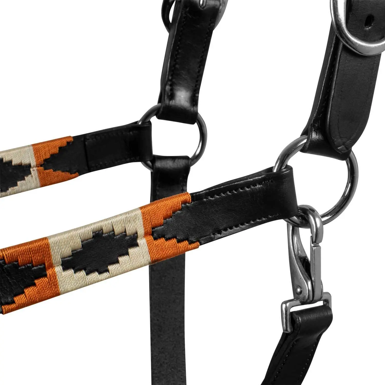 Leather halter for horses Equestro Polo N