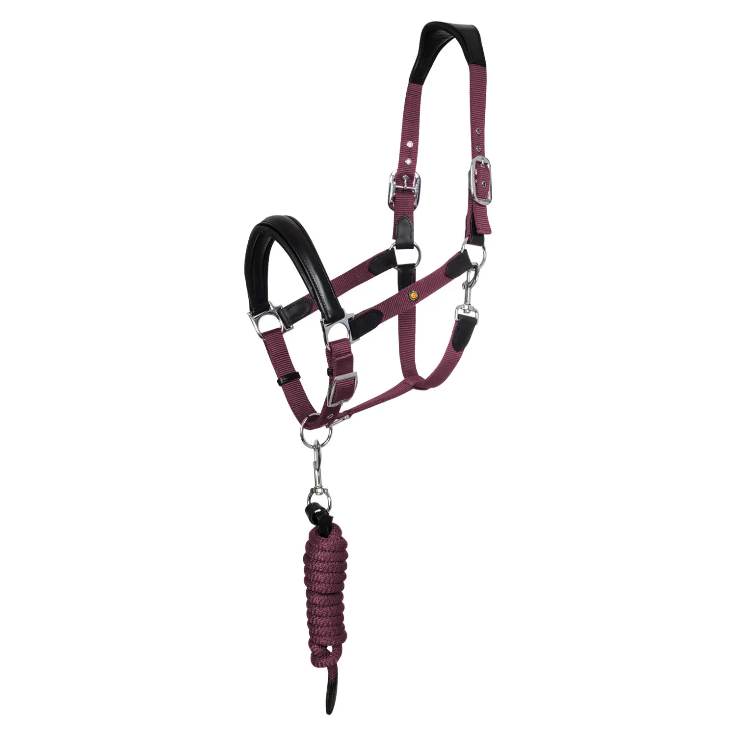 Halter and lead rope set for horse Equestro Ergonomic Lani New