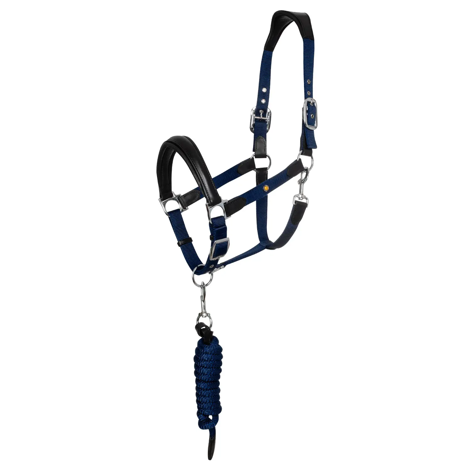 Halter and lead rope set for horse Equestro Ergonomic Lani New