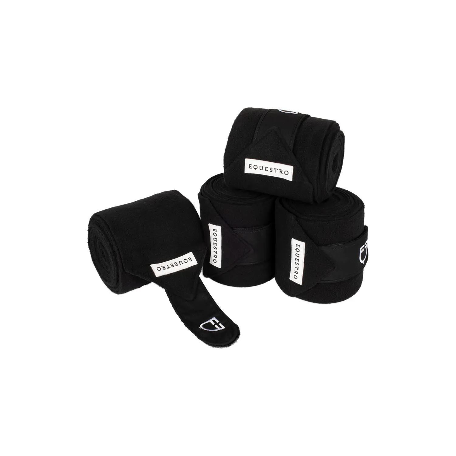 Bandes de polo pour cheval en polaire respirant Equestro (x4)