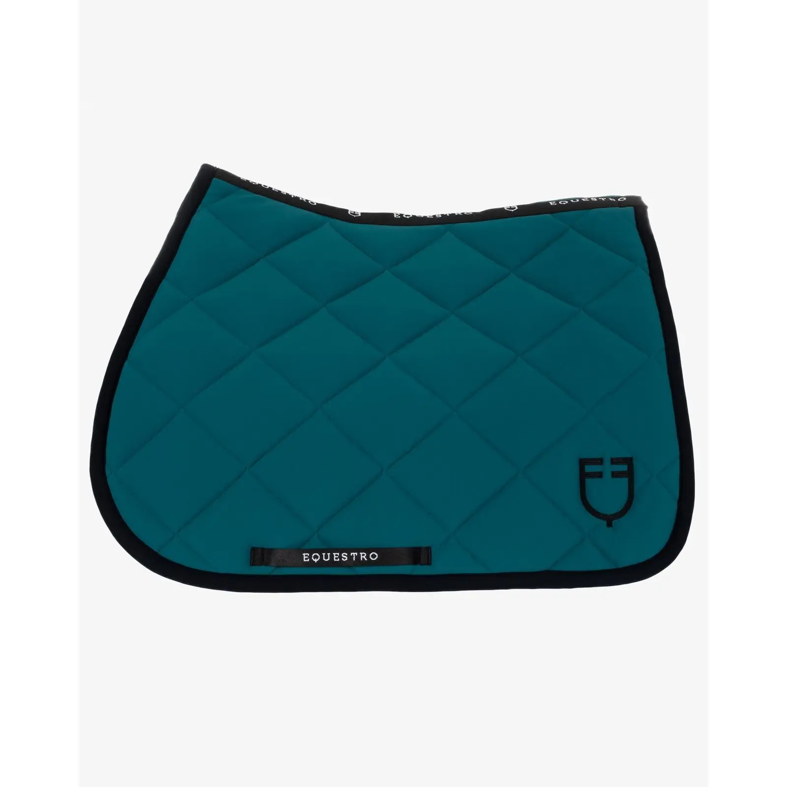 Jump saddle pad with embroidered logo for horse Equestro