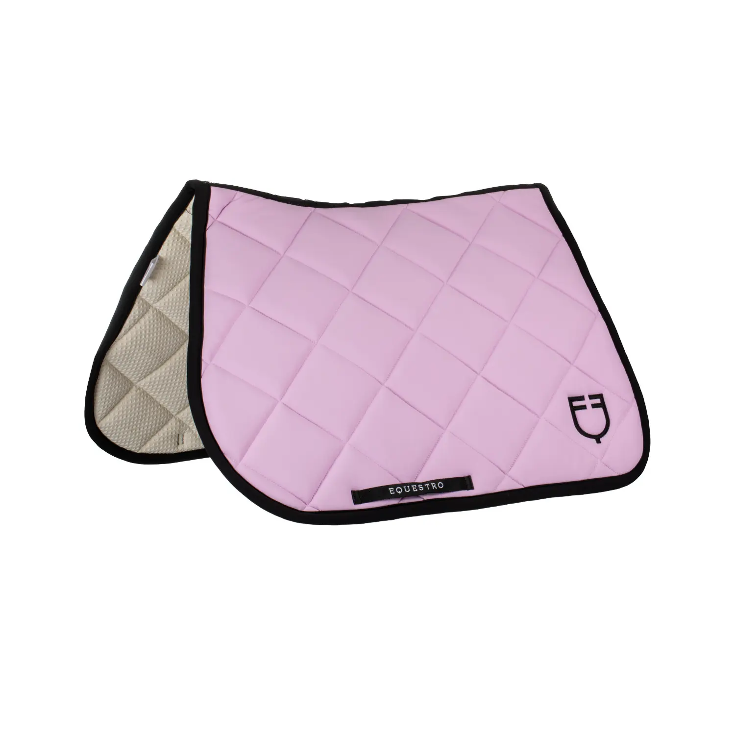 Jump saddle pad with embroidered logo for horse Equestro
