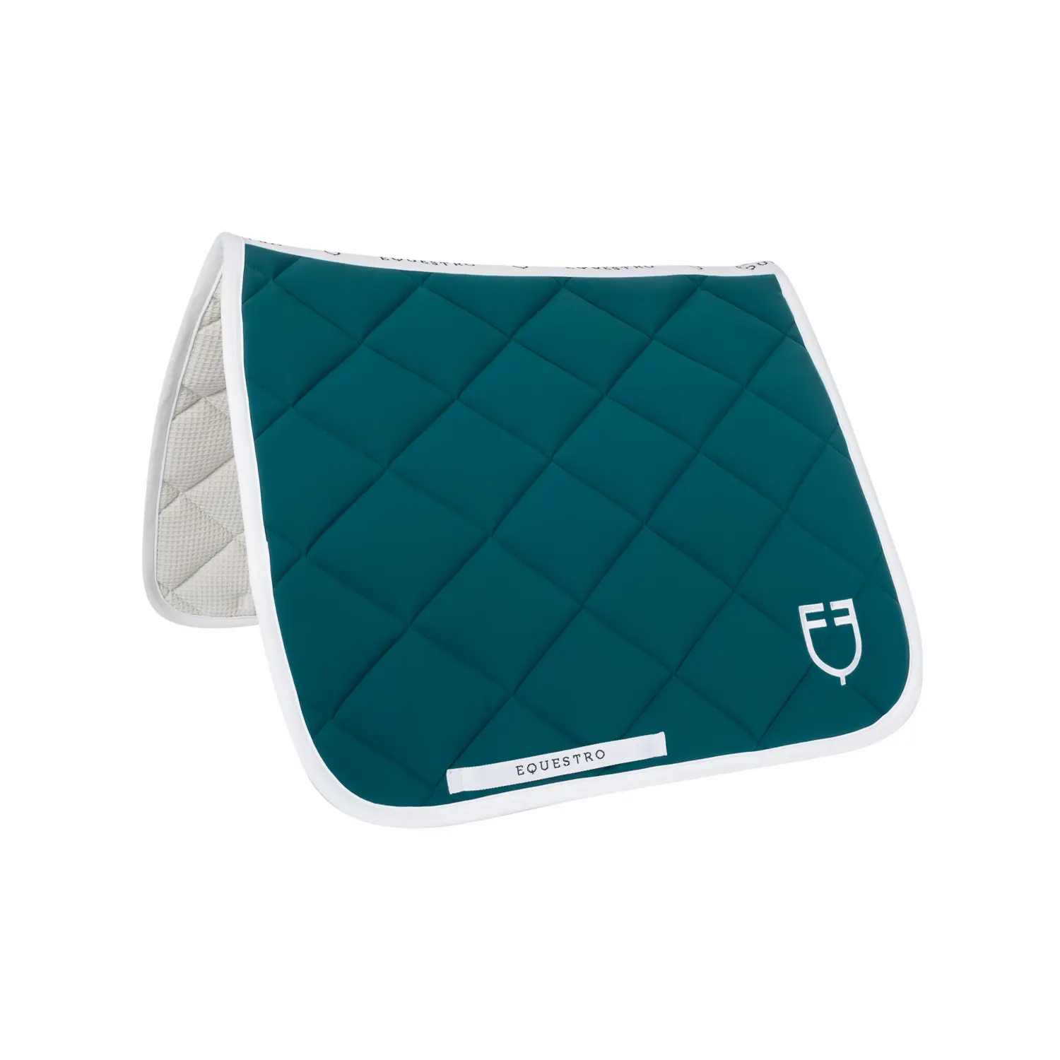 Horse Dressage saddle pad with logo Equestro