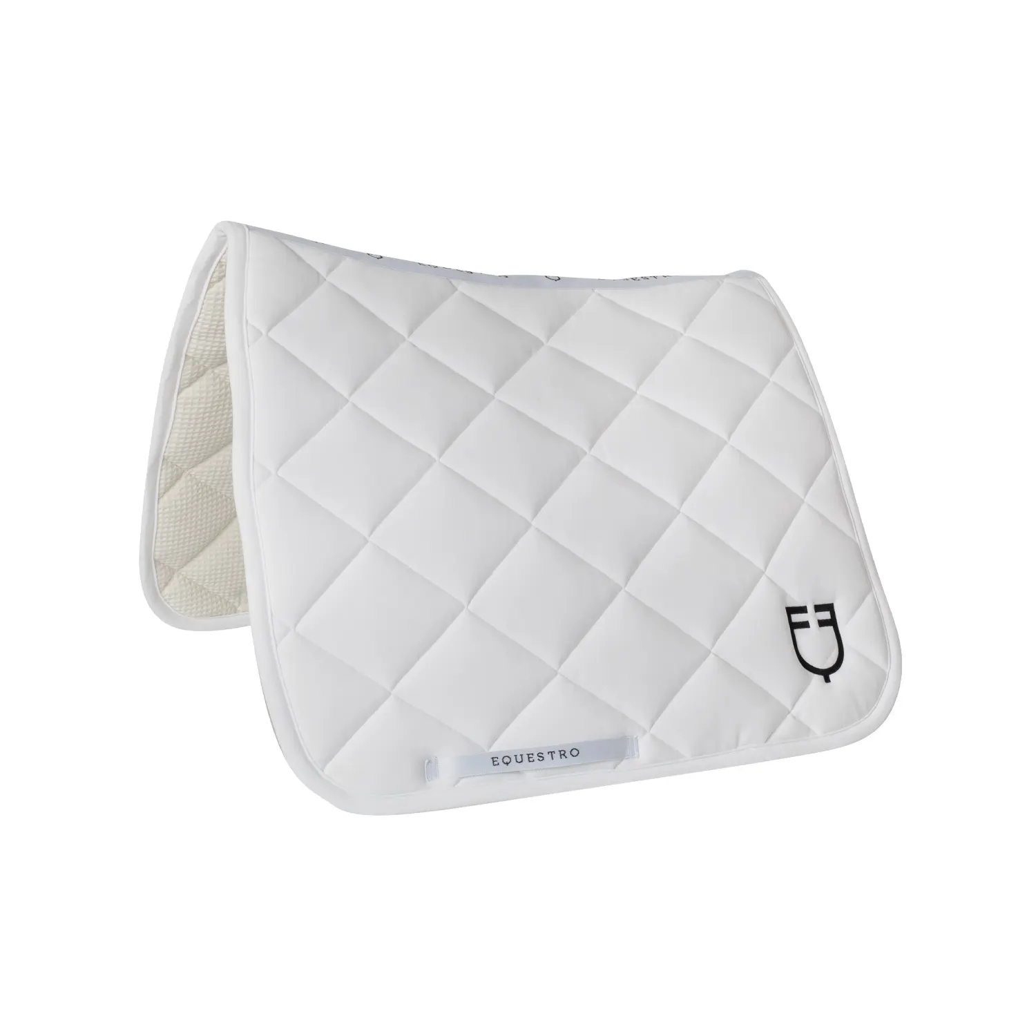 Diamond quilted dressage saddle pad for horse Equestro