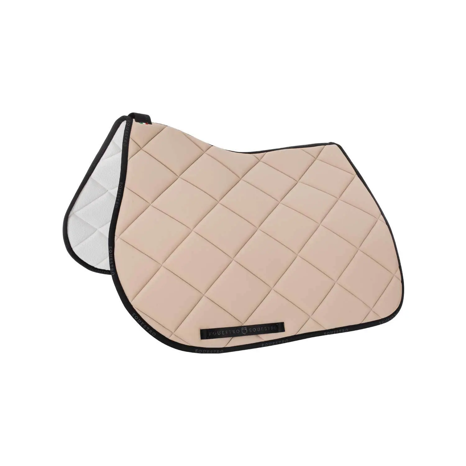 Breathable technical fabric jumping saddle pad for horses Equestro