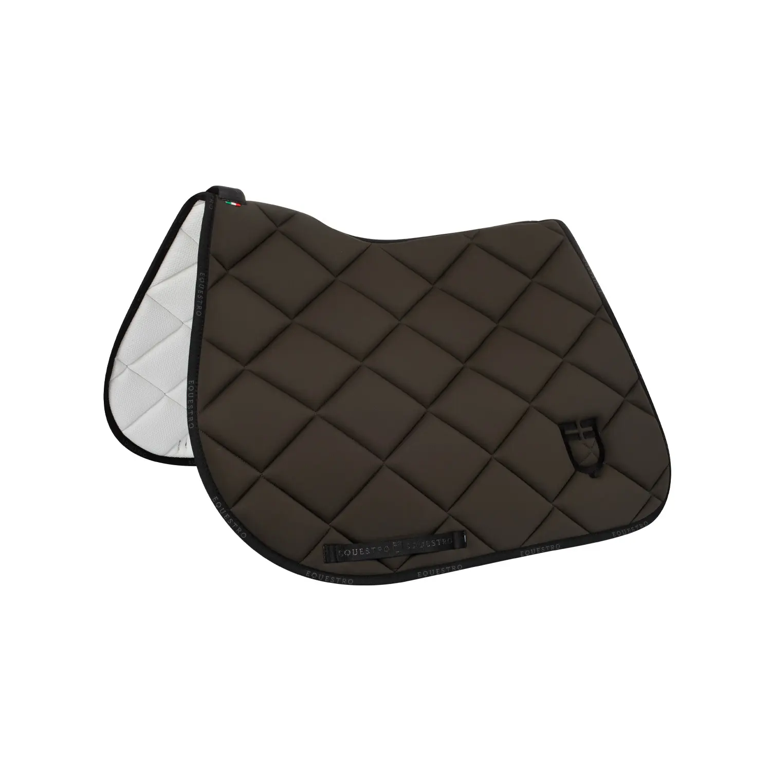 Technical fabric jumping saddle pad with logo for horse Equestro