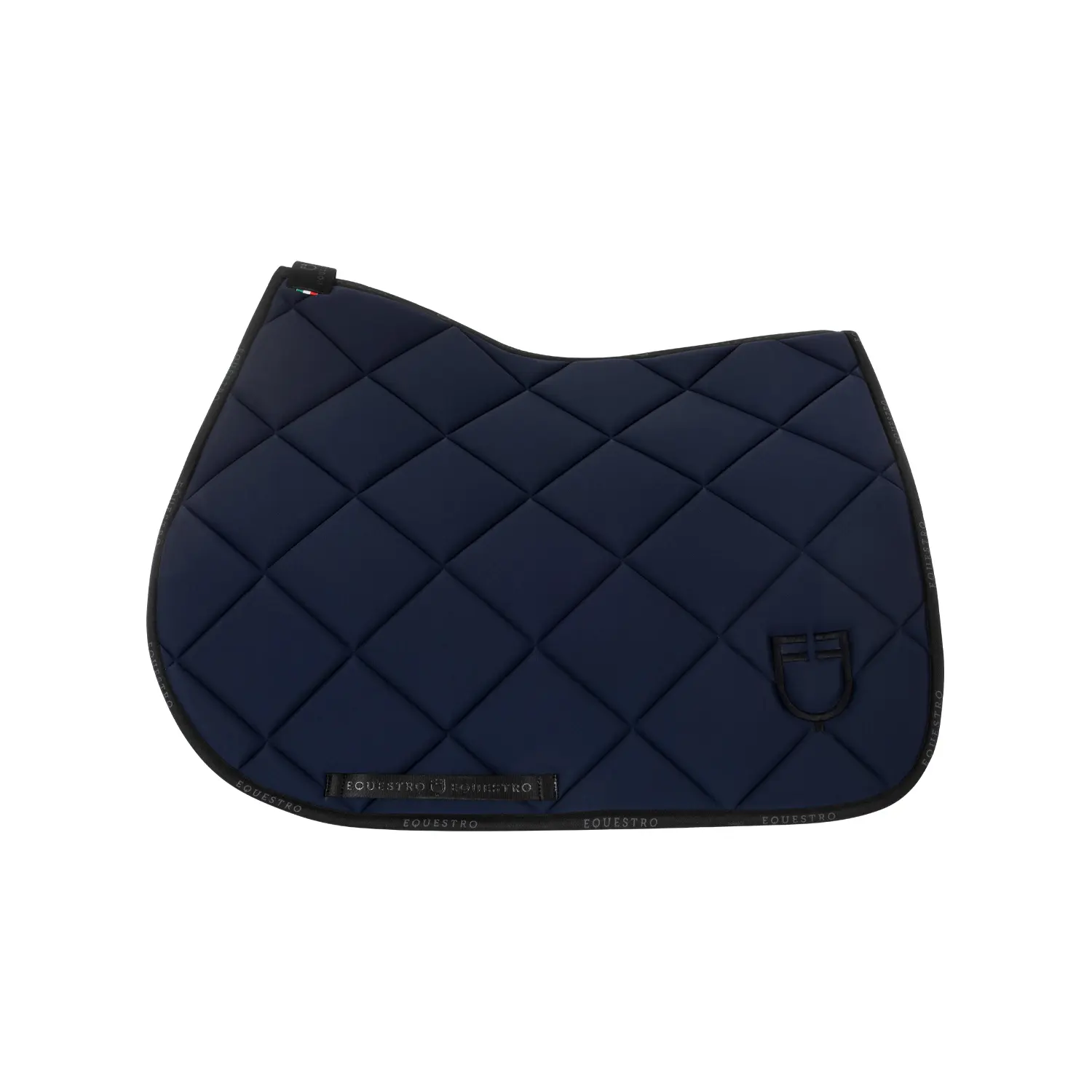 Technical fabric jumping saddle pad with logo for horse Equestro