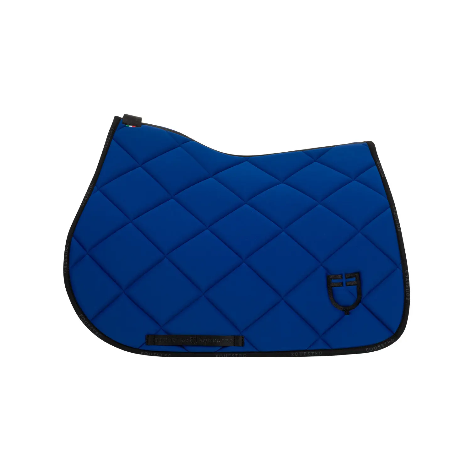 Technical fabric jumping saddle pad with logo for horse Equestro