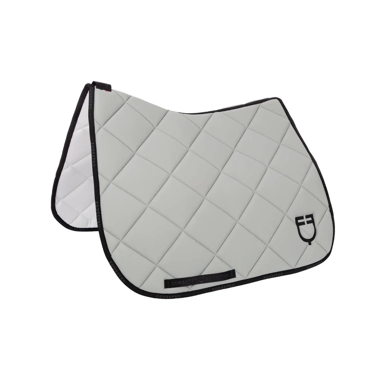 Dressage saddle pad for horse in technical fabric with logo Equestro