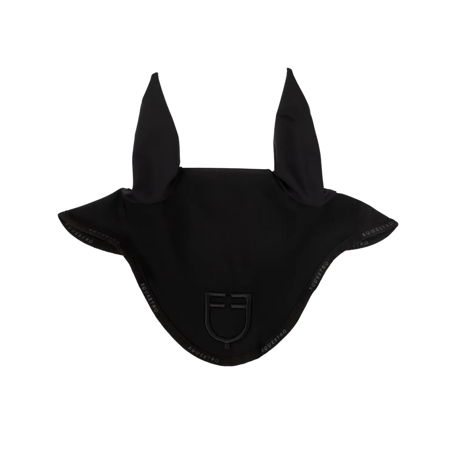 Short technical fabric beanie with logo Equestro