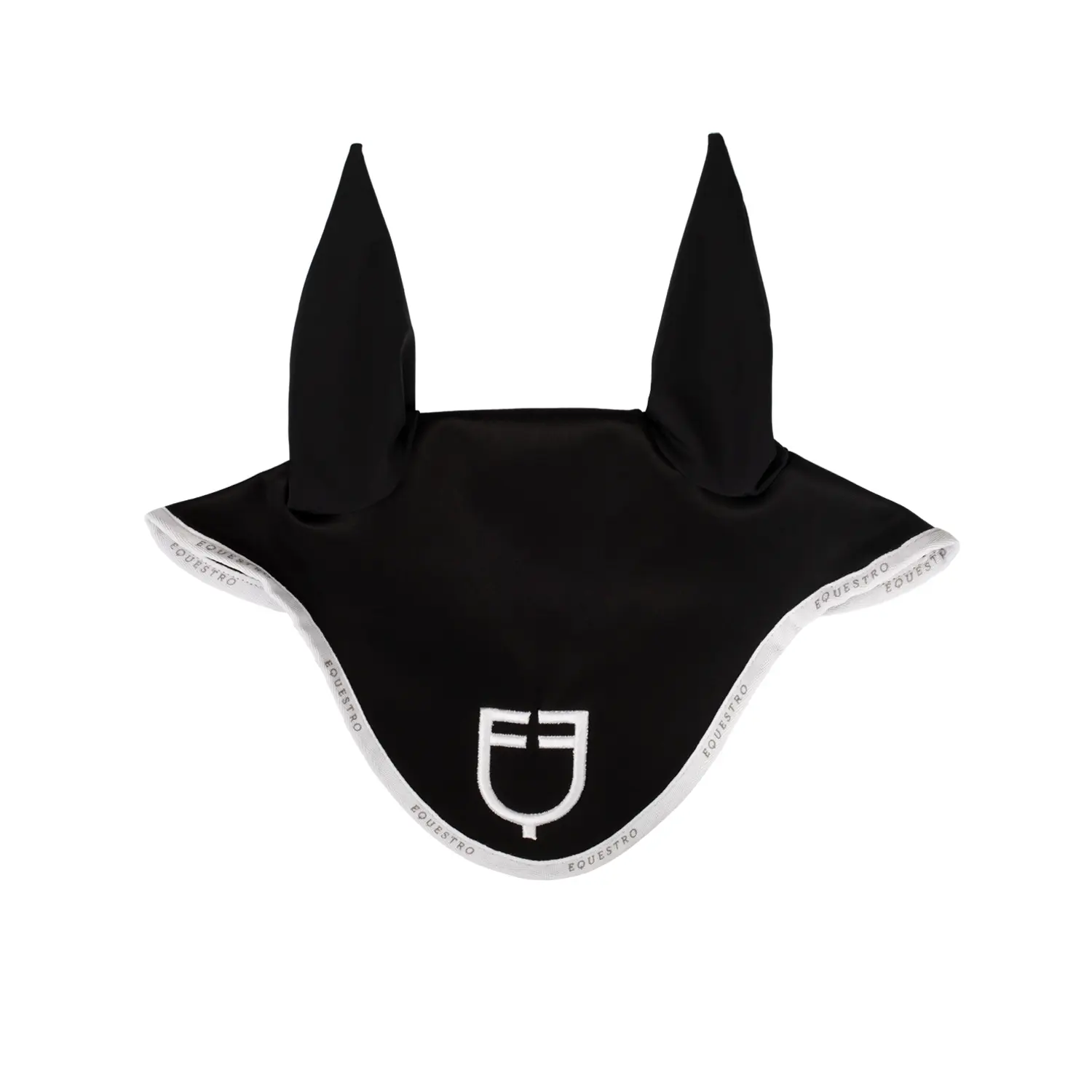 Short technical fabric beanie with logo Equestro