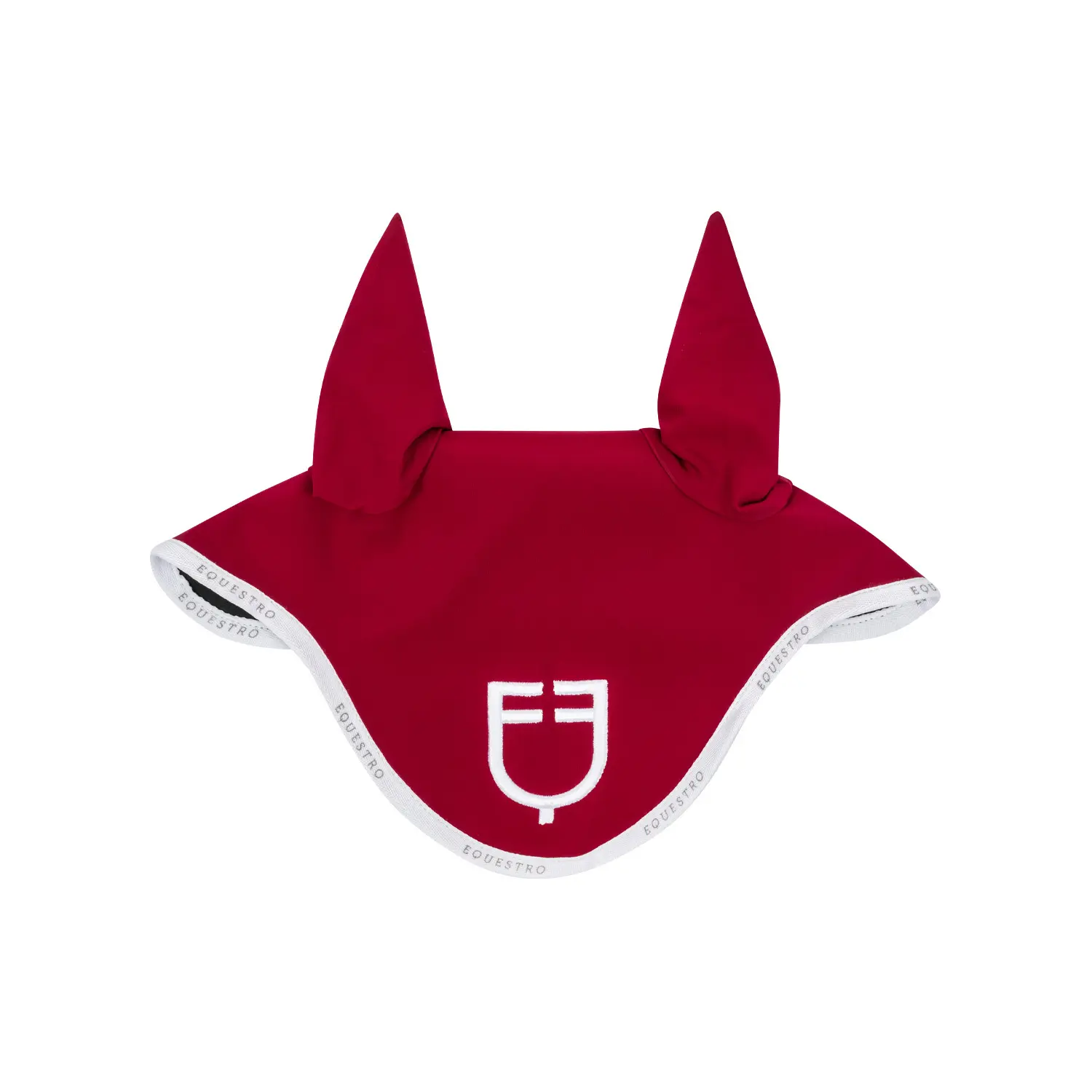 Short technical fabric beanie with logo Equestro