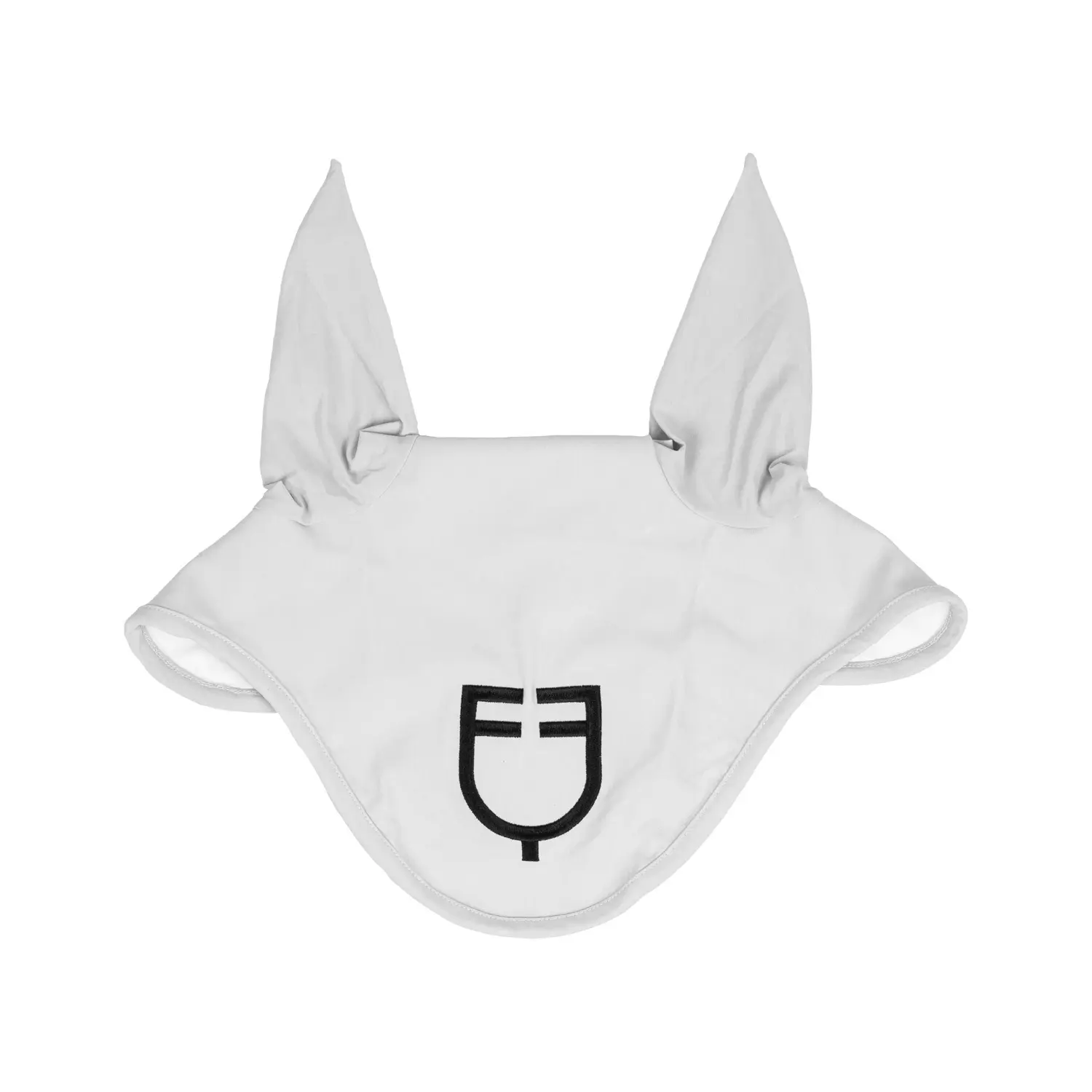 Equestro Weiß Fliegenmaske Für Pferde Im Cubus-Design