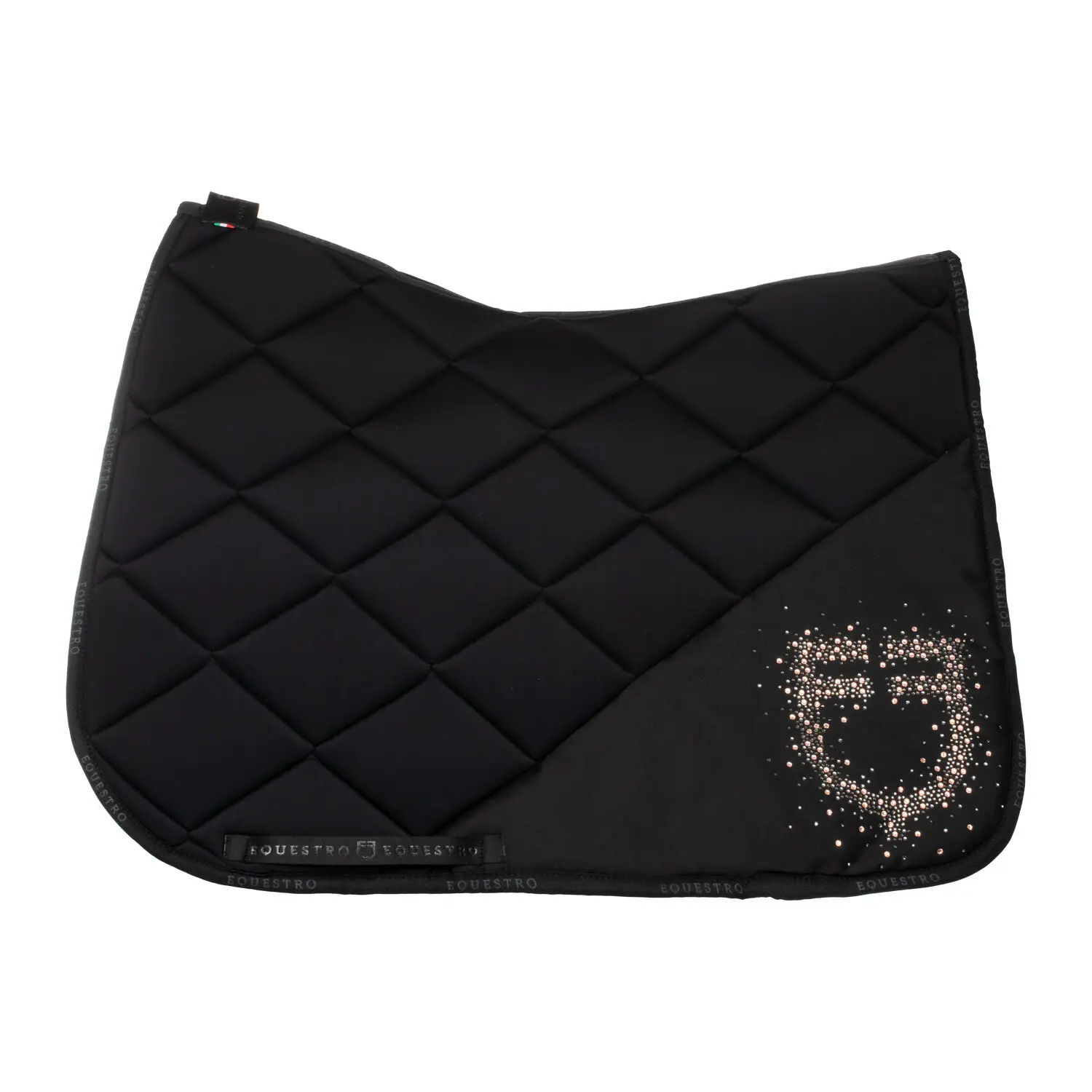 Dressage saddle pad for horses Equestro Diamond
