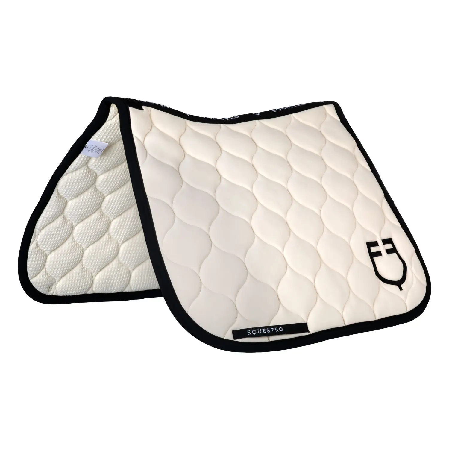 Dressage saddle pad Equestro Black Line Edition