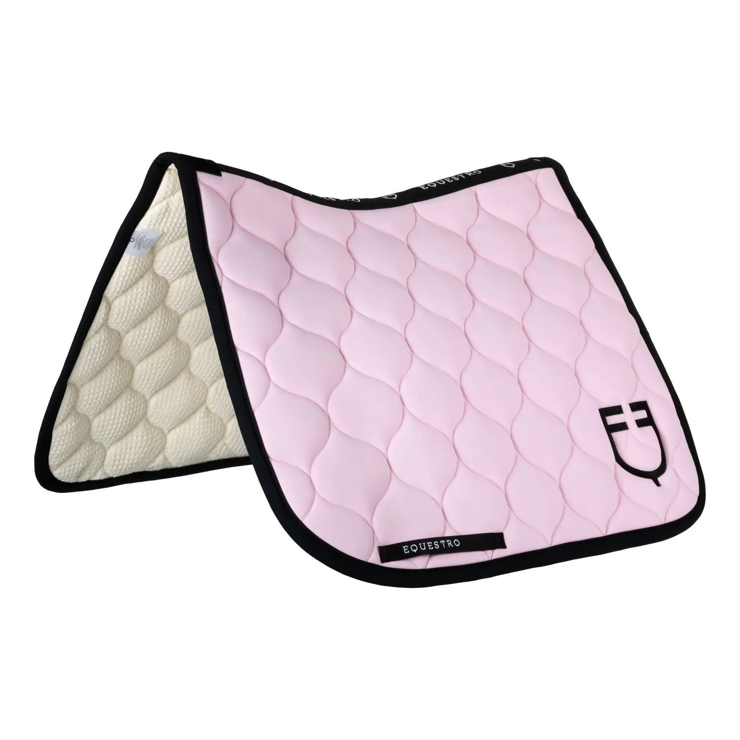Dressage saddle pad Equestro Black Line Edition