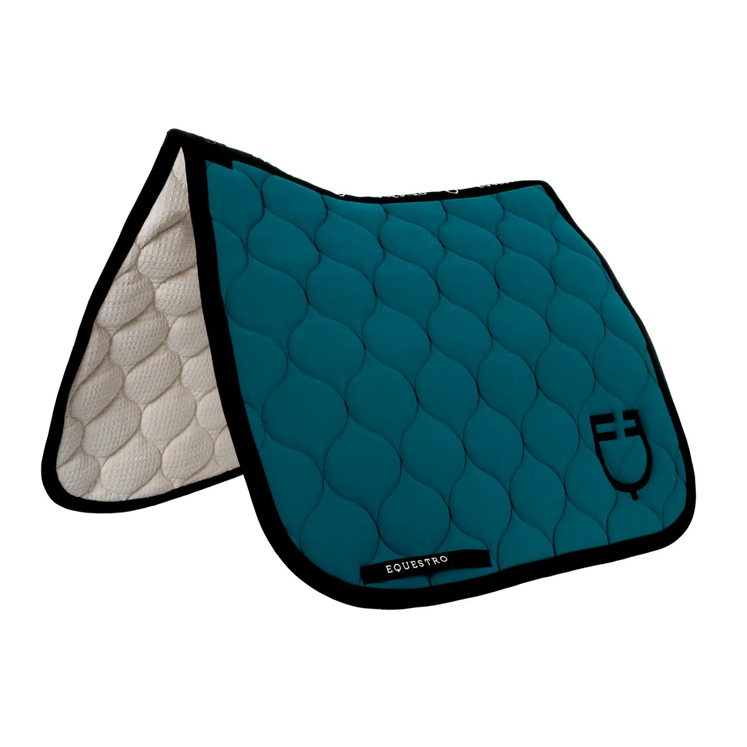 Dressage saddle pad Equestro Black Line Edition