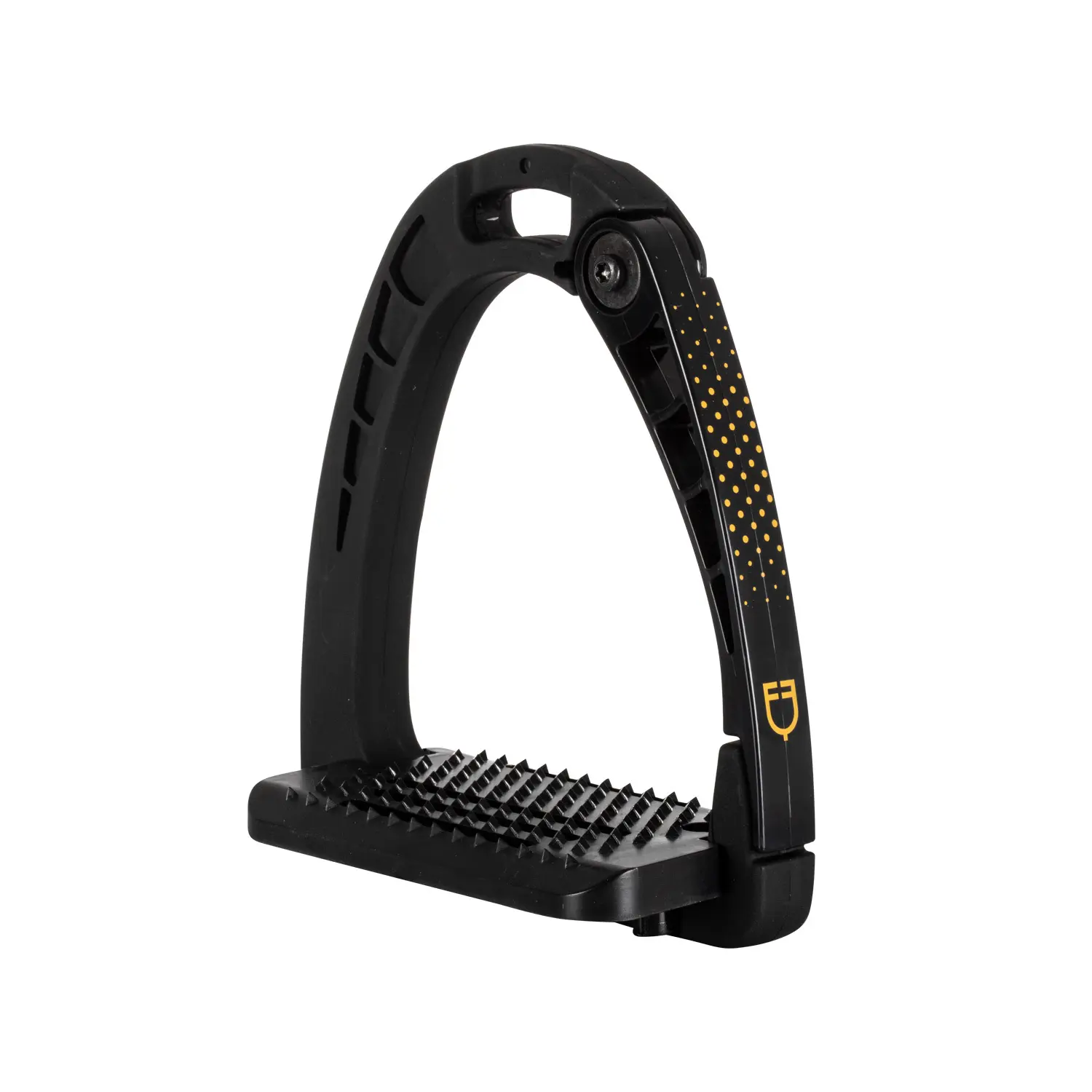 Riding stirrups with side opening and wide tread Equestro