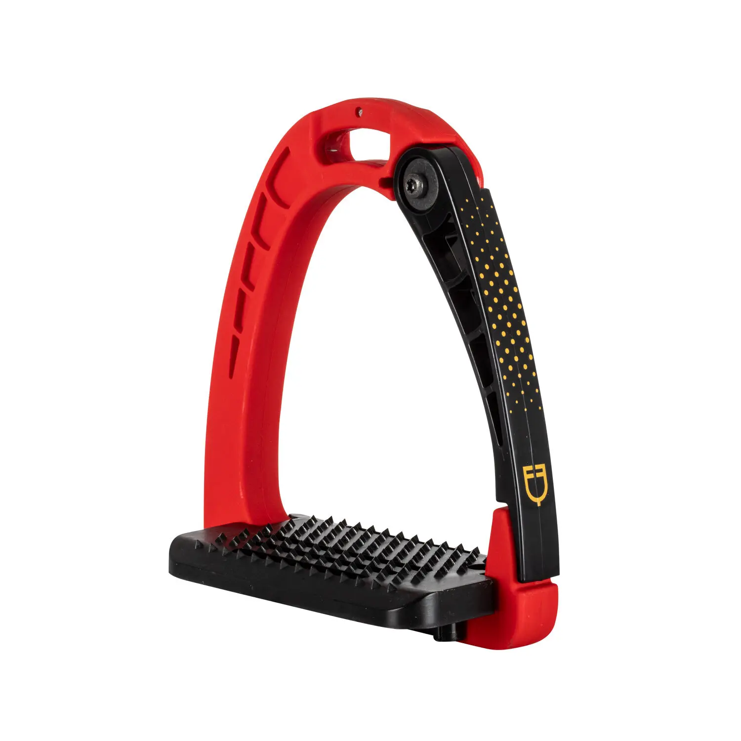 Riding stirrups with side opening and wide tread Equestro