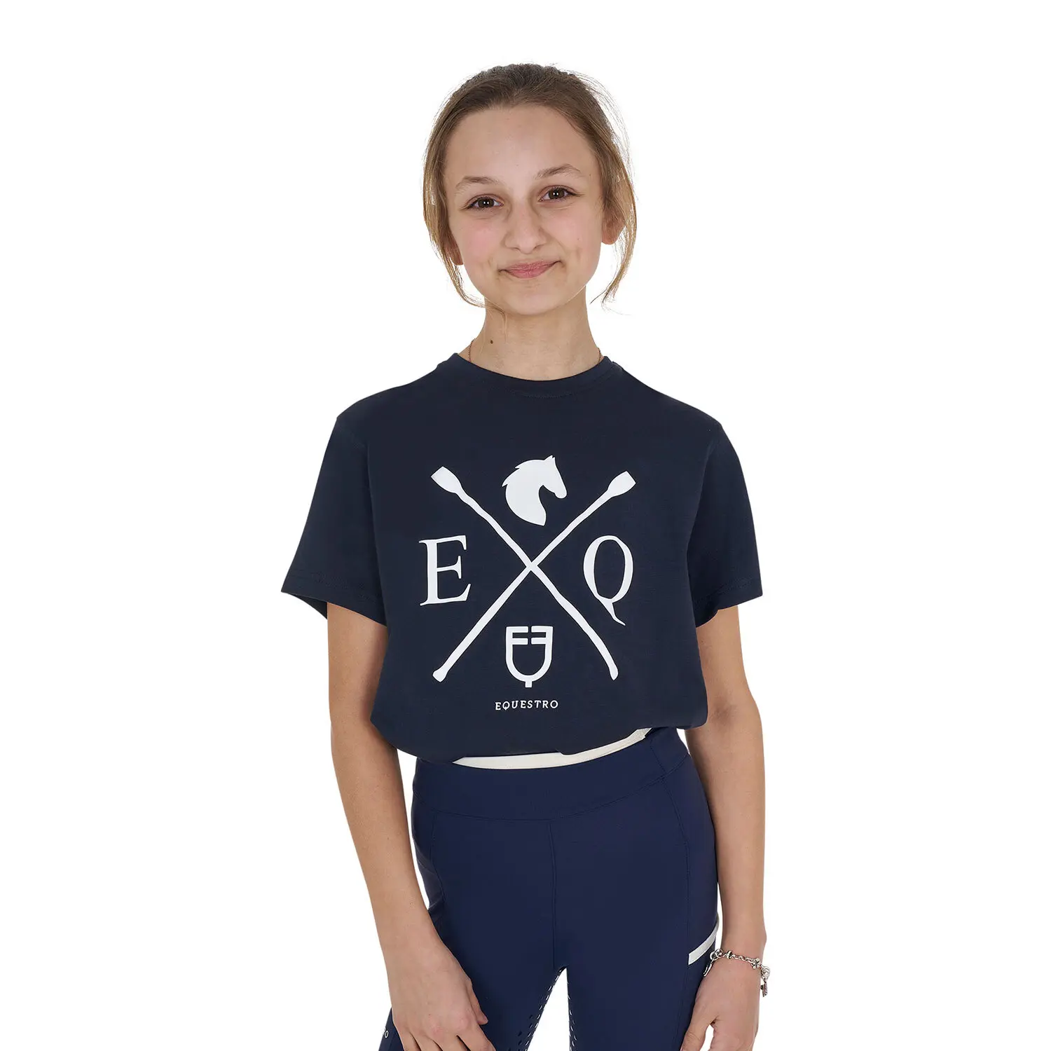 T-shirt coton fille Equestro