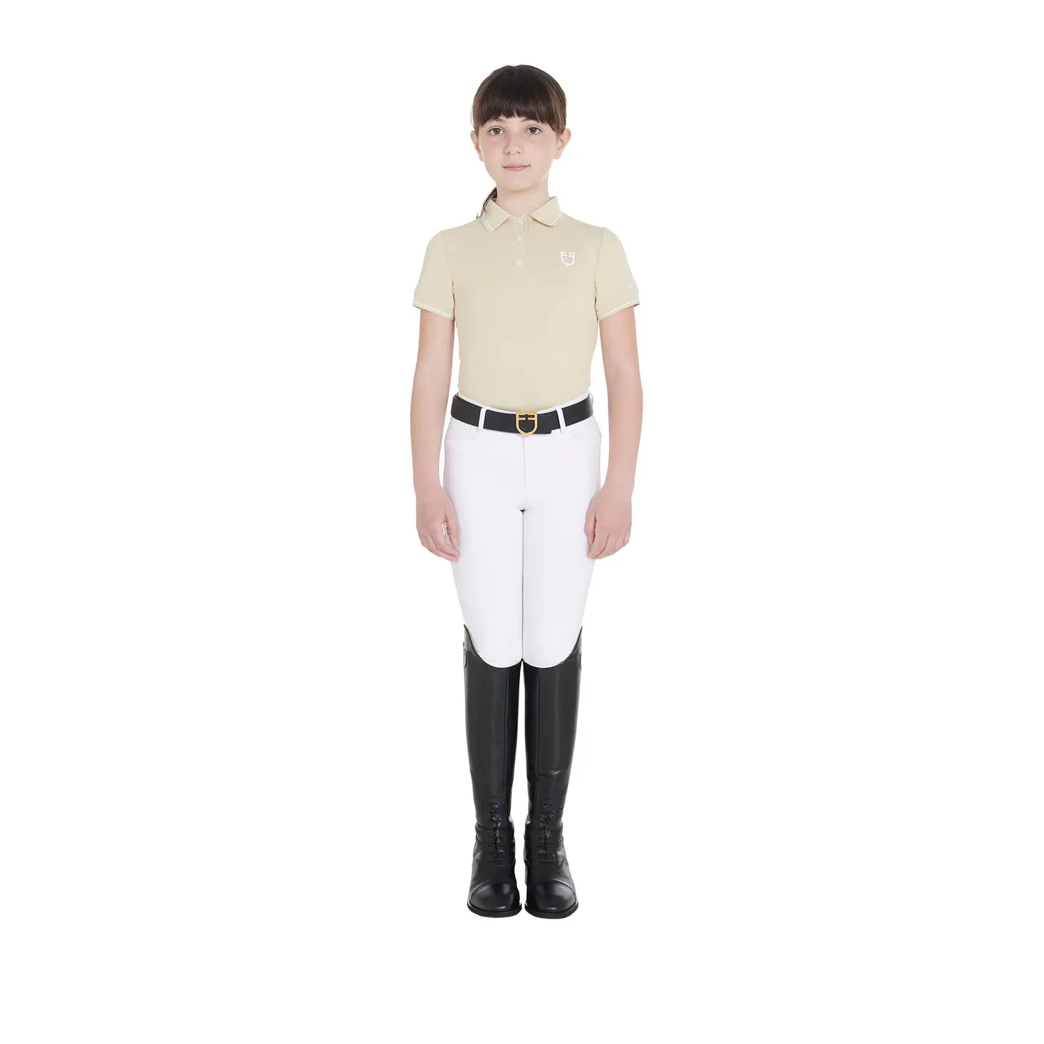 Polo d'équitation technique fille Equestro