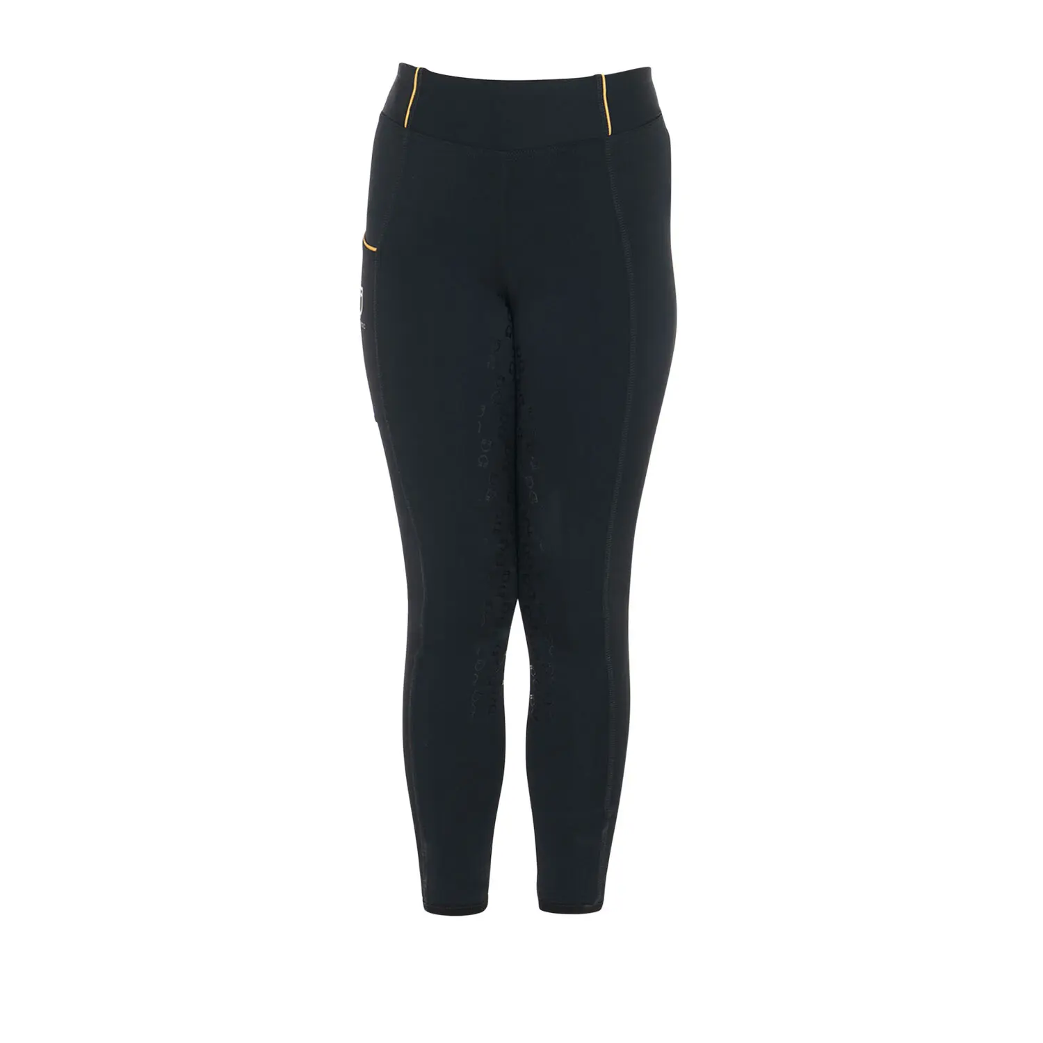 Girls' full grip riding leggings Equestro SS22