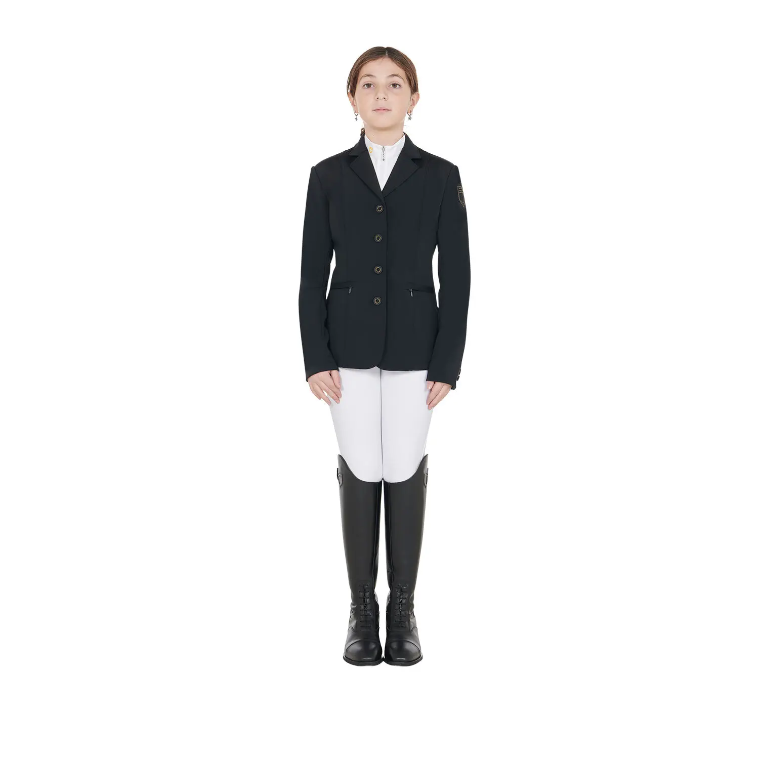 Four-button competition jacket for girls Equestro