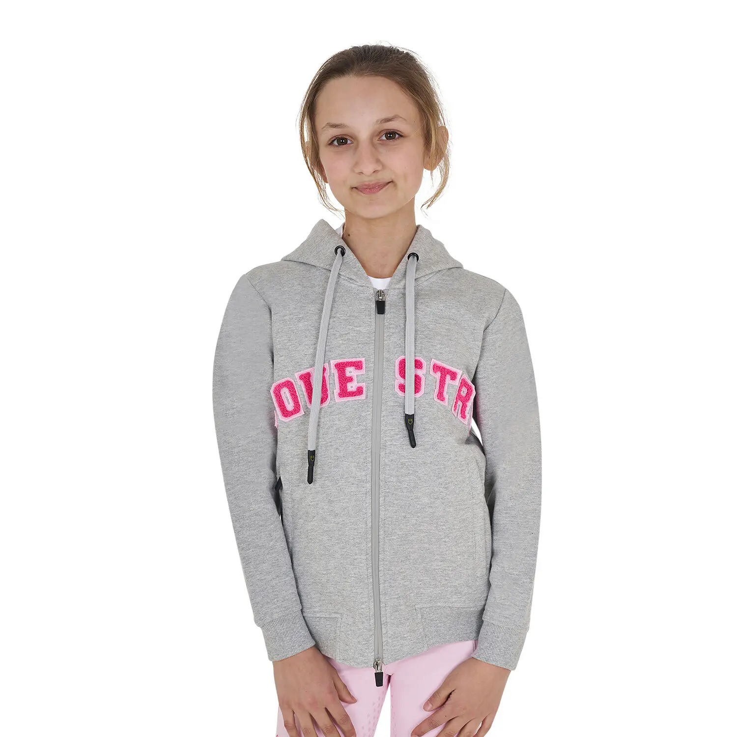 Hooded sweatshirt with zipper Equestro