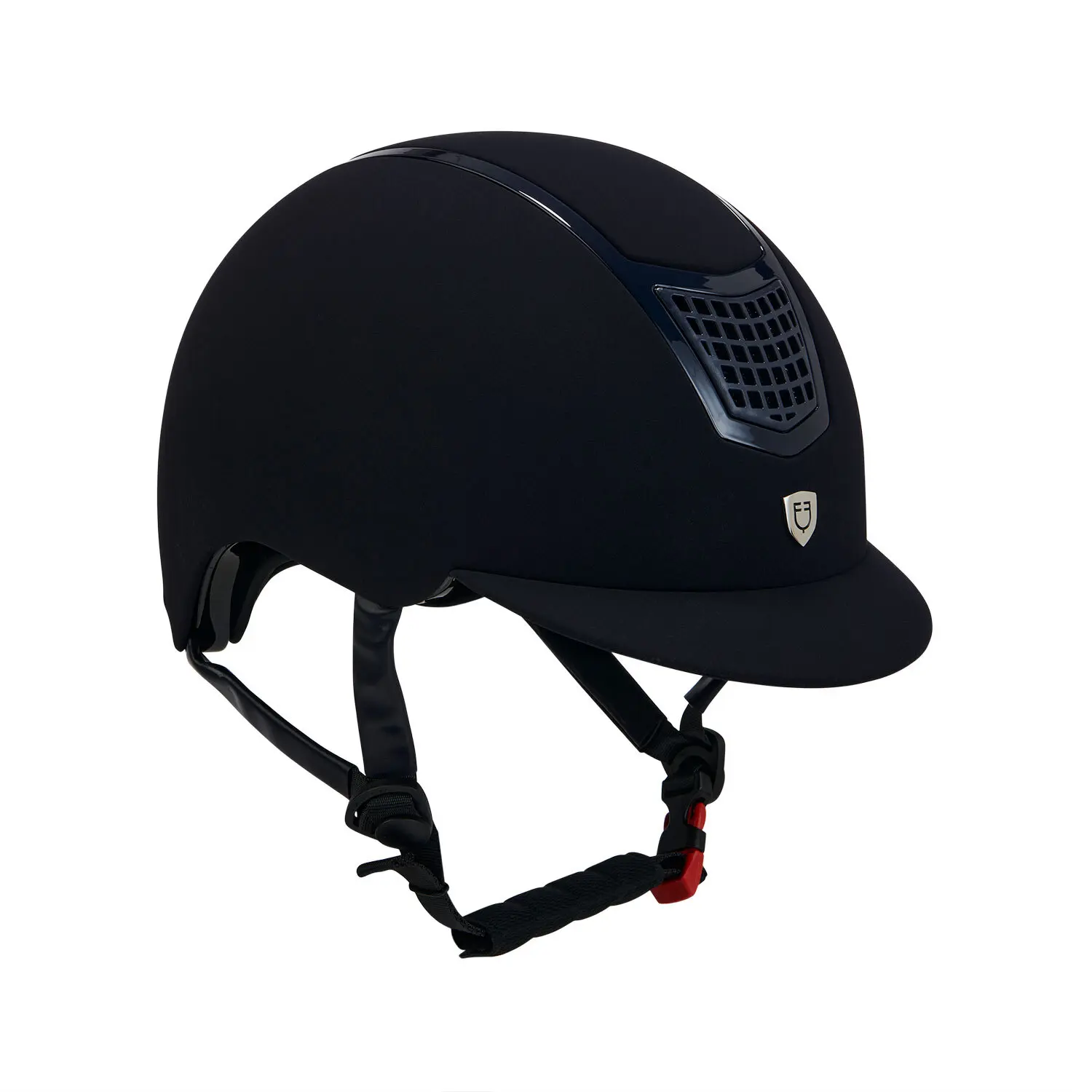 Casco da bici da equitazione Equestro Modello Eclipse Plain Velvet