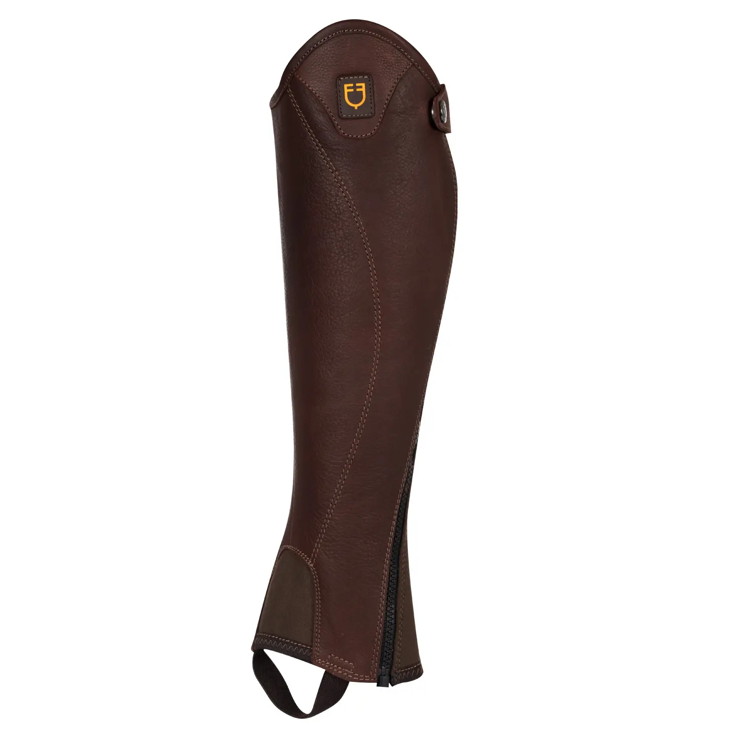 Soft leather mini chaps with side zip Equestro