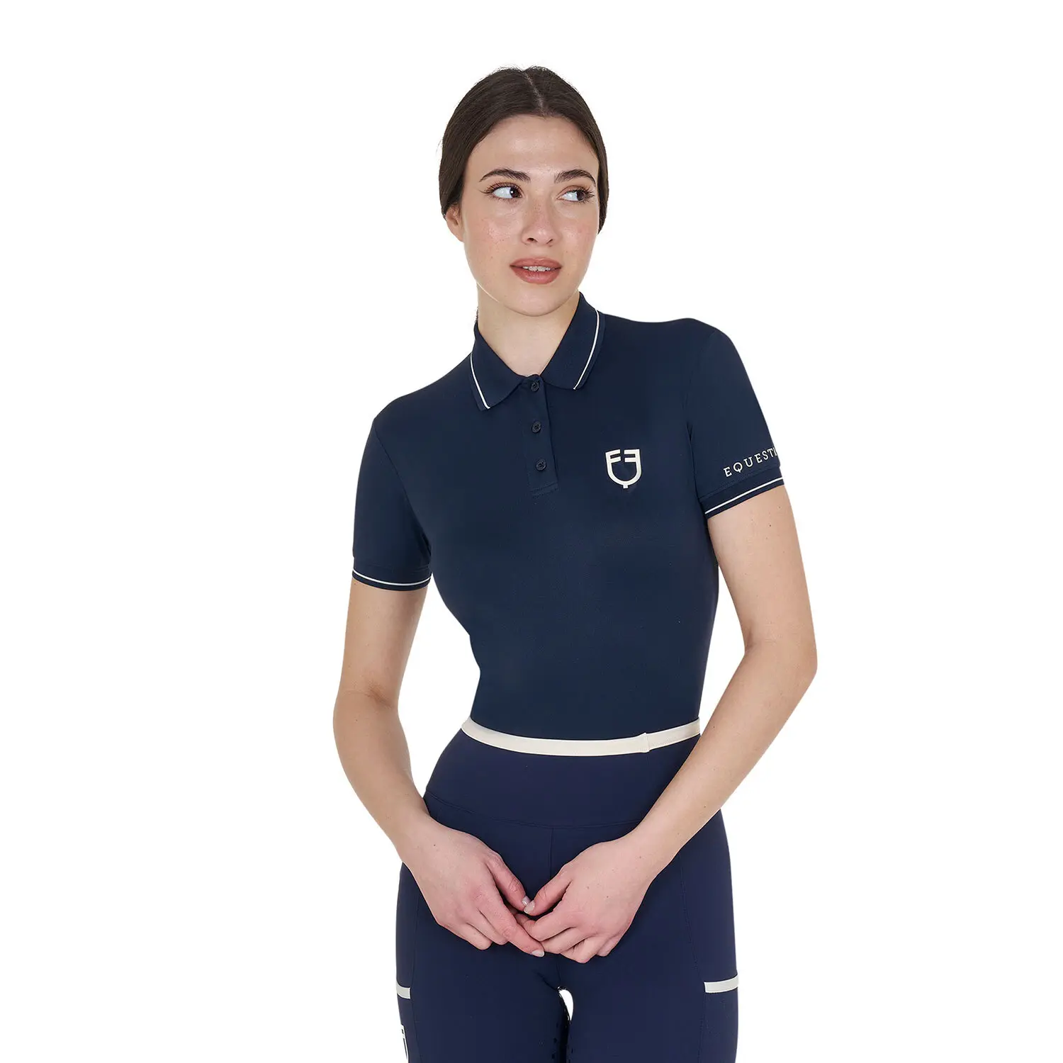 Women's technical riding polo shirt Equestro