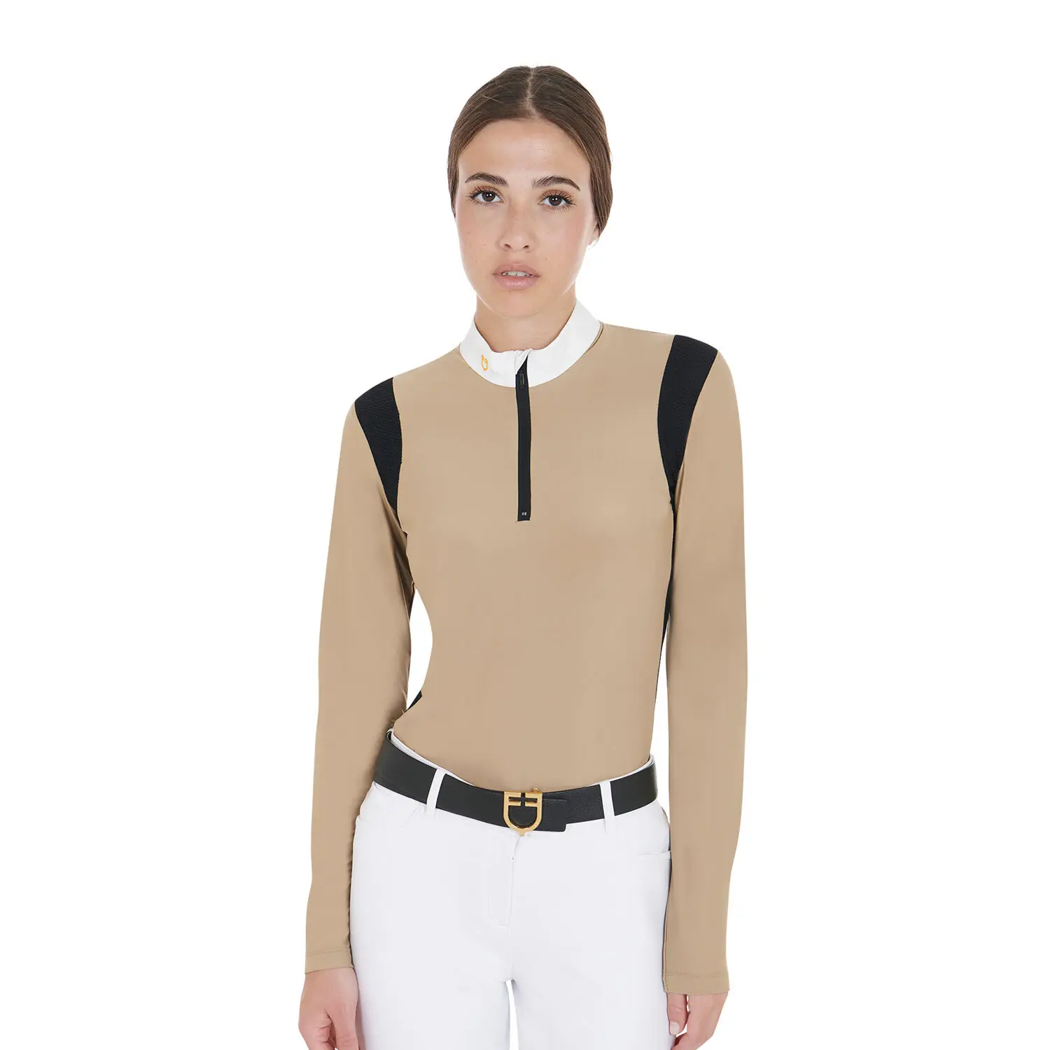Women's long sleeve competition riding polo Equestro