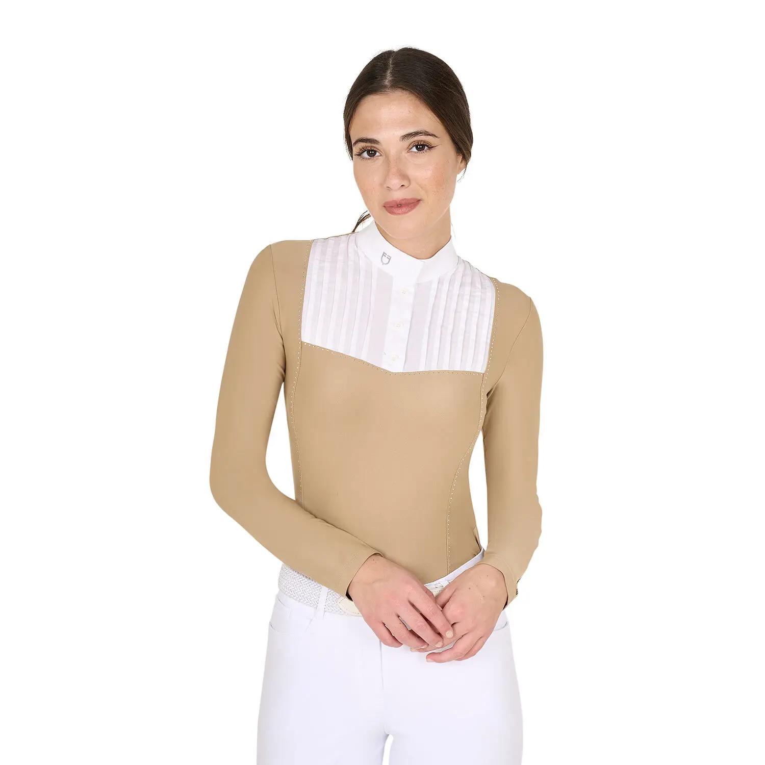 Women's long sleeve competition riding polo Equestro