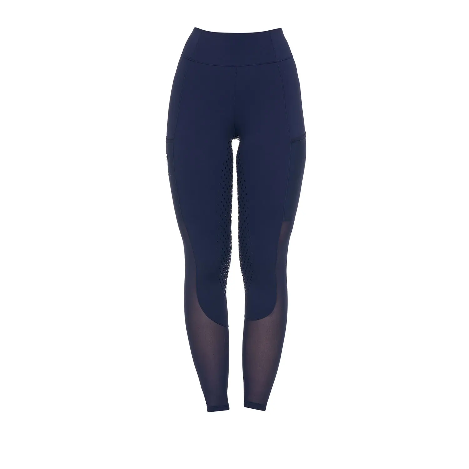 Legging équitation full grip avec insert perforés femme Equestro