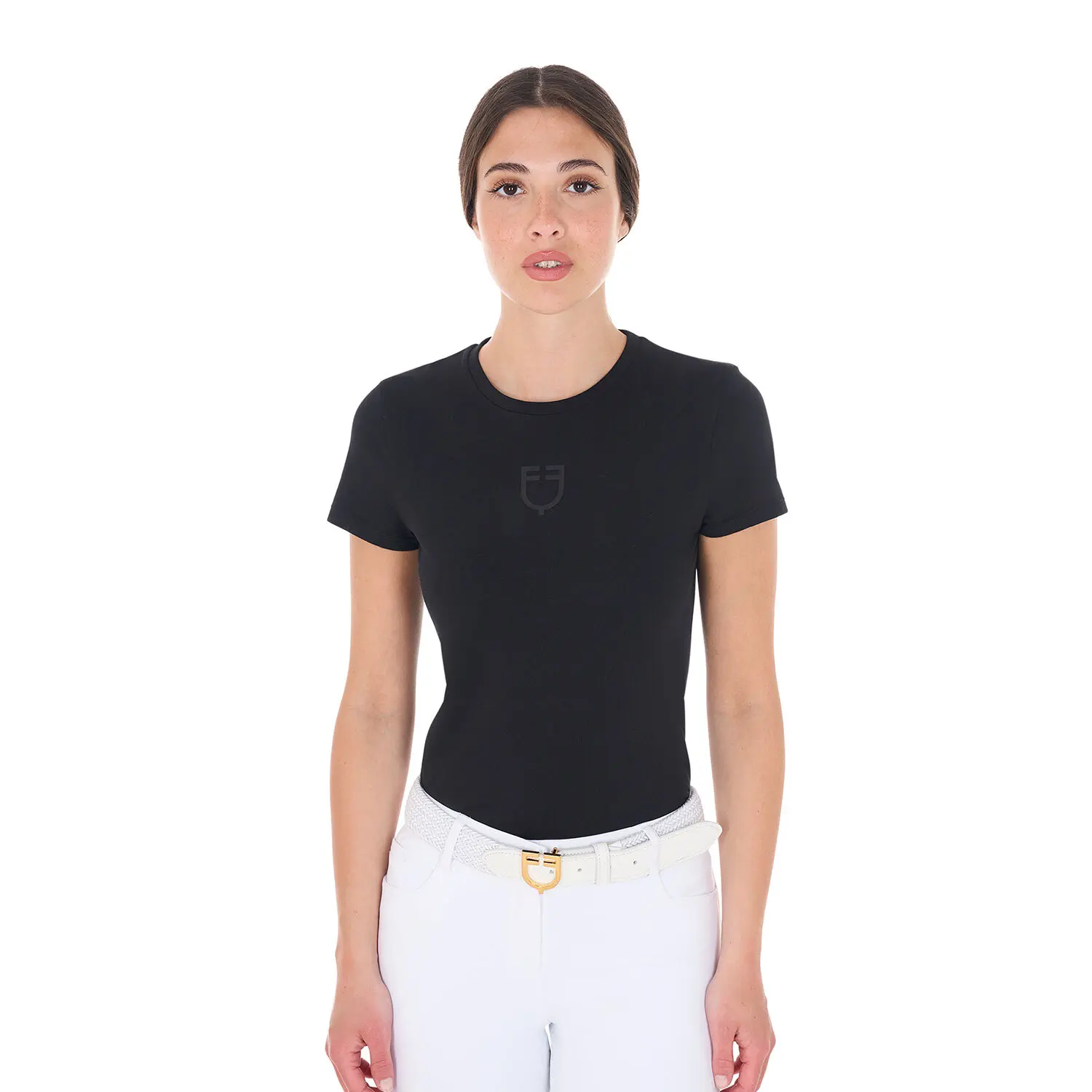 Women's cotton T-shirt Equestro Institutional
