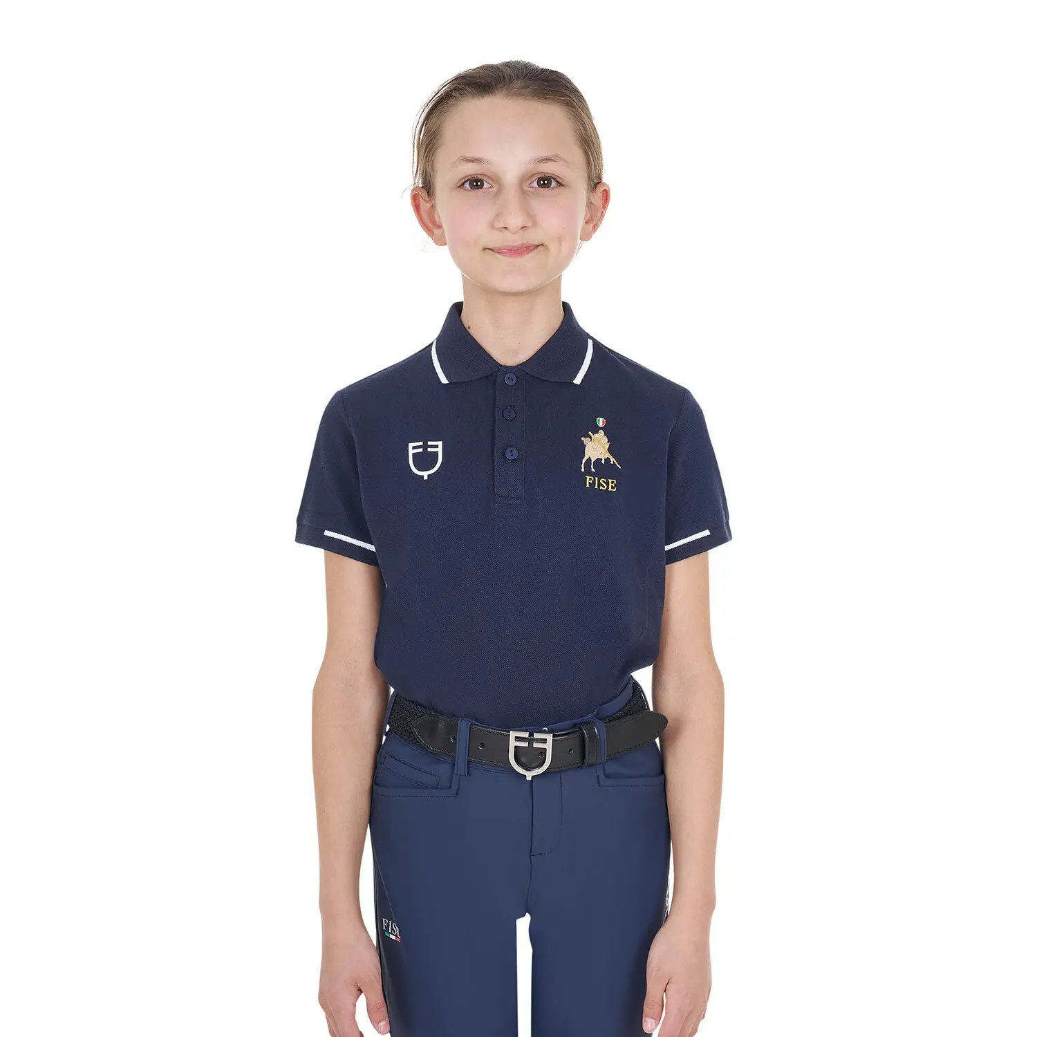 Riding polo for kids Equestro X FISE