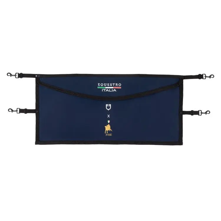 Barrière d'écurie avec logo brodé Equestro X Fise