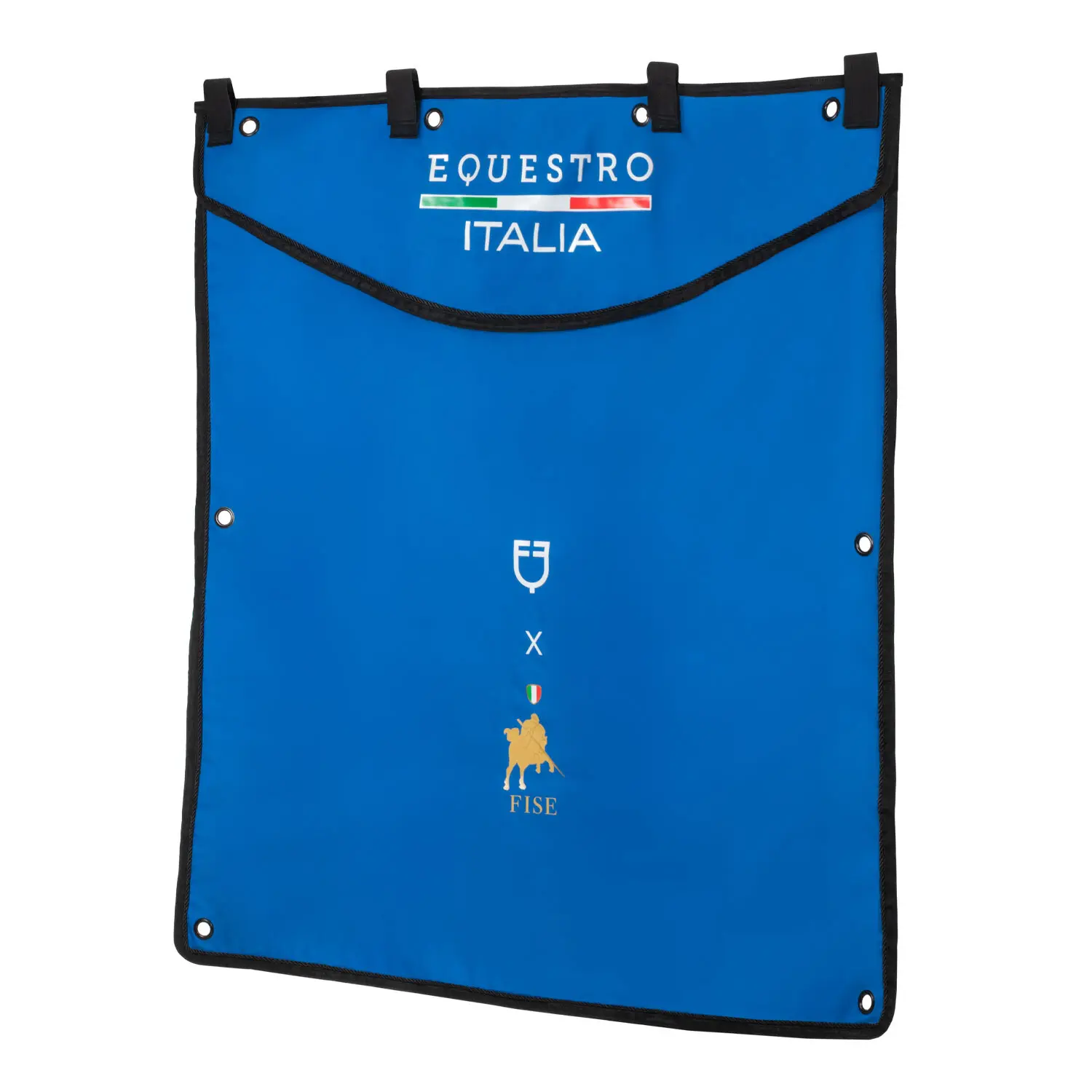 Rideau d'écurie avec logo brodé Equestro X Fise