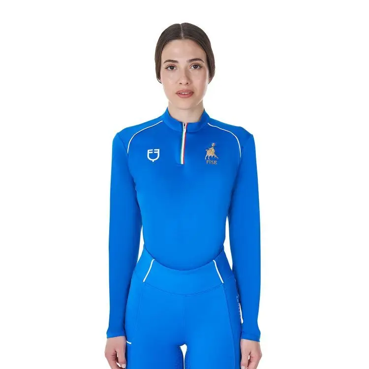Maillot technique manches longues femme Equestro X Fise