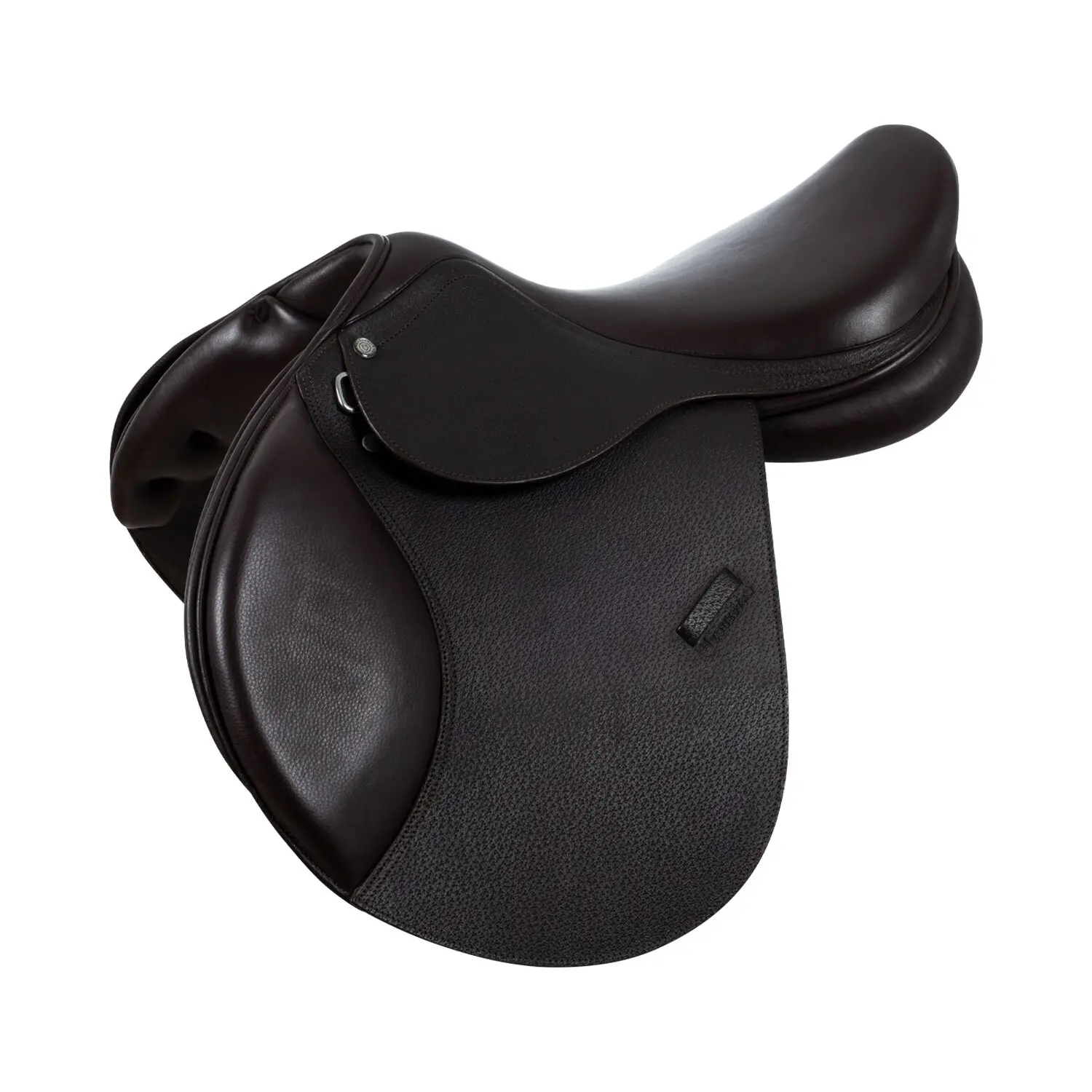 Leather jumping saddle for horses Equestro Evolution