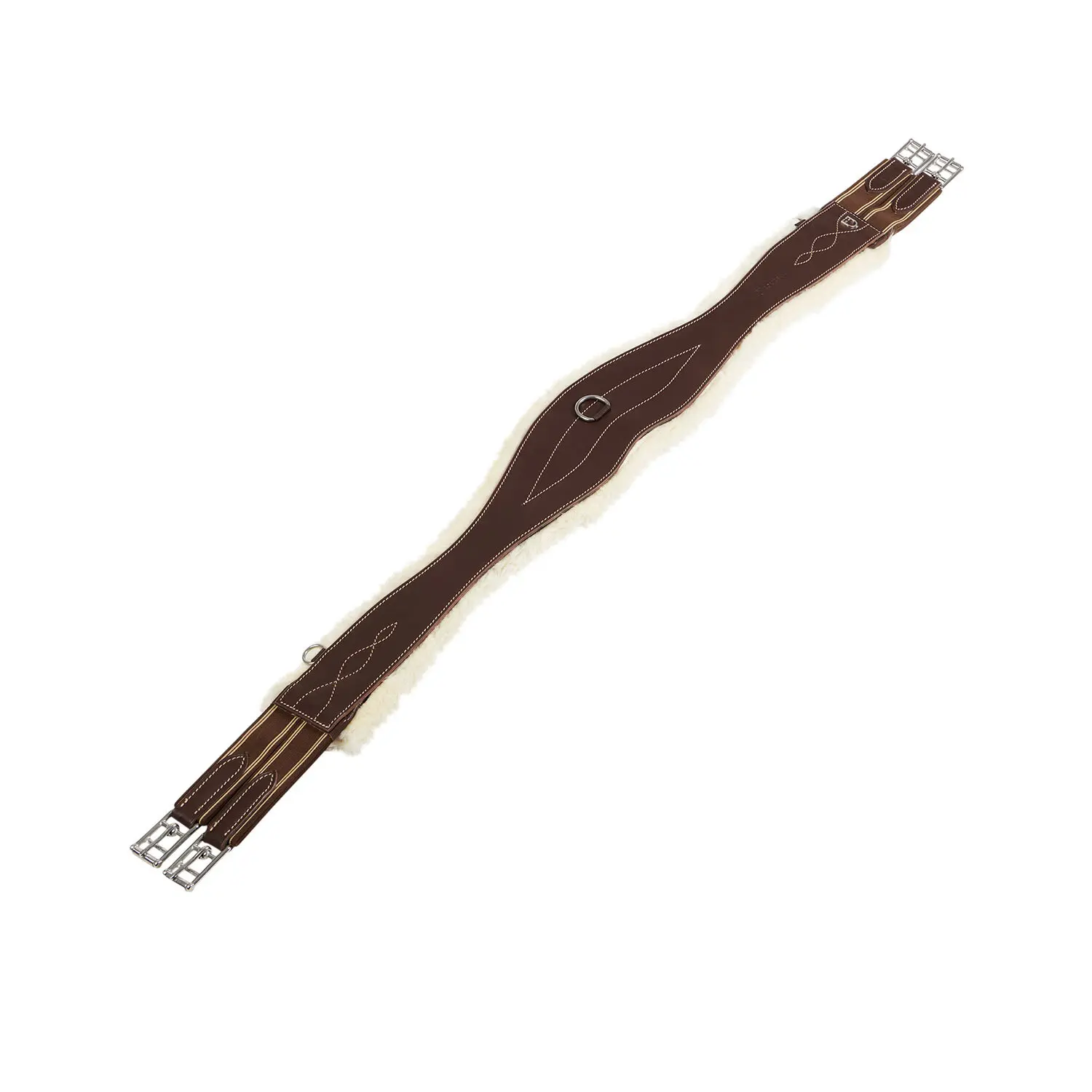 Synthetic lamb leather saddle strap Equestro New